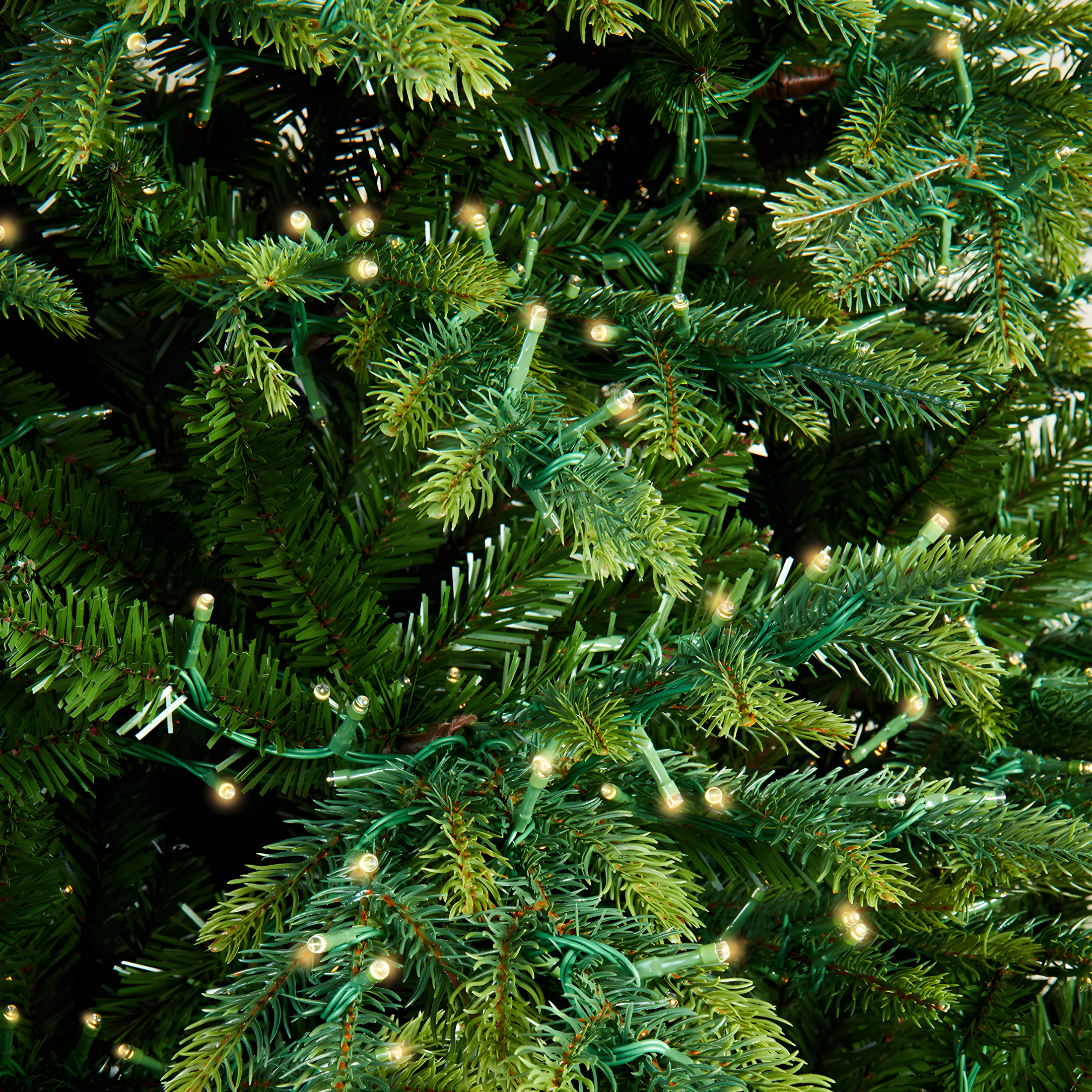 Árbol de Navidad "Rocío" con luces LED en efecto Real Touch PE + PVC de máxima calidad