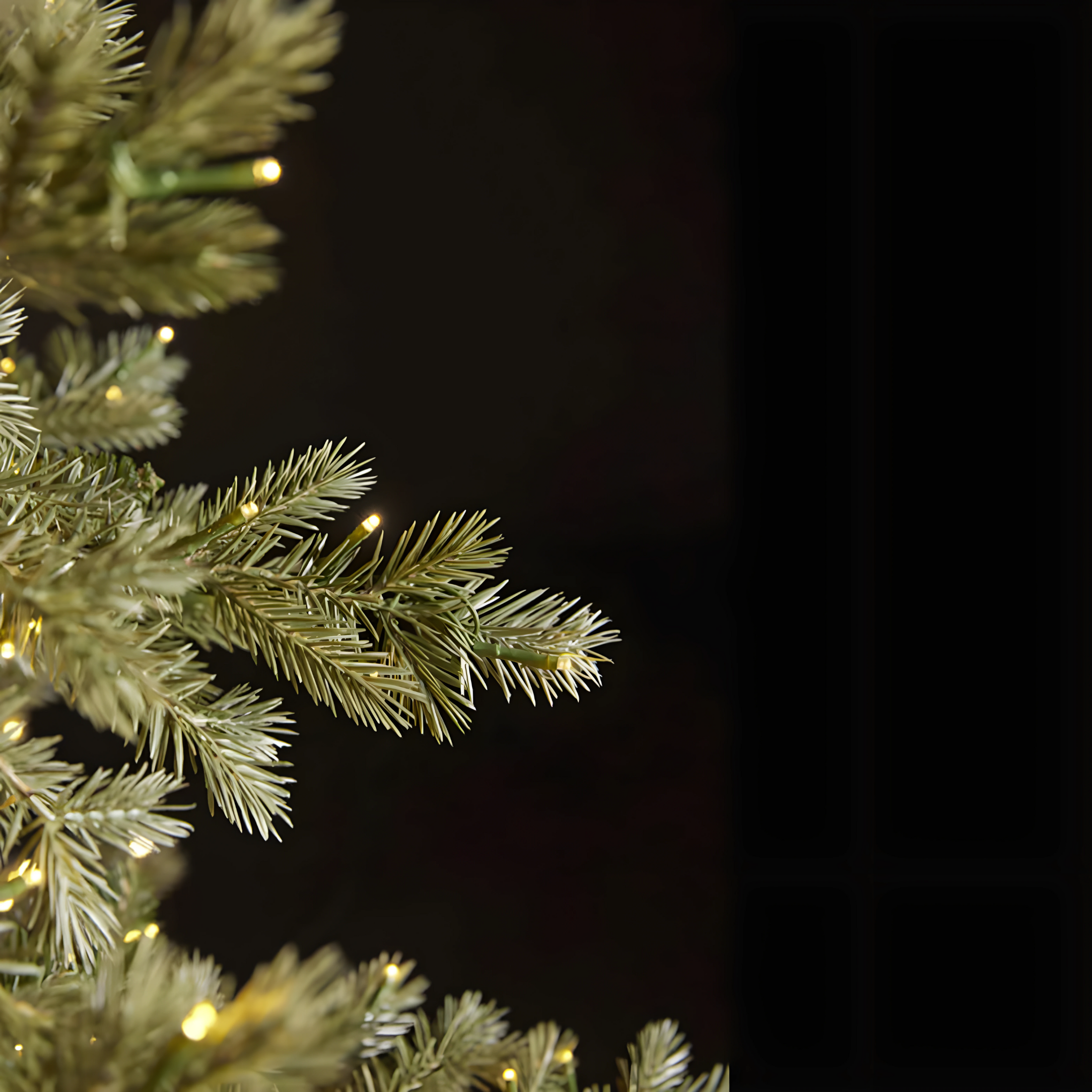 Árbol de Navidad "Rocío" con luces LED en efecto Real Touch PE + PVC de máxima calidad