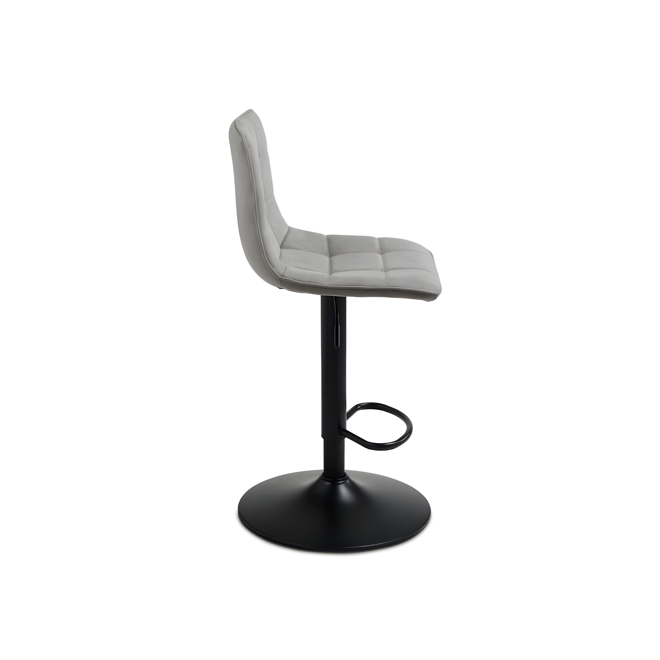 Set of "Milly" fabric stools with padded seat, 45x45 cm, 91h