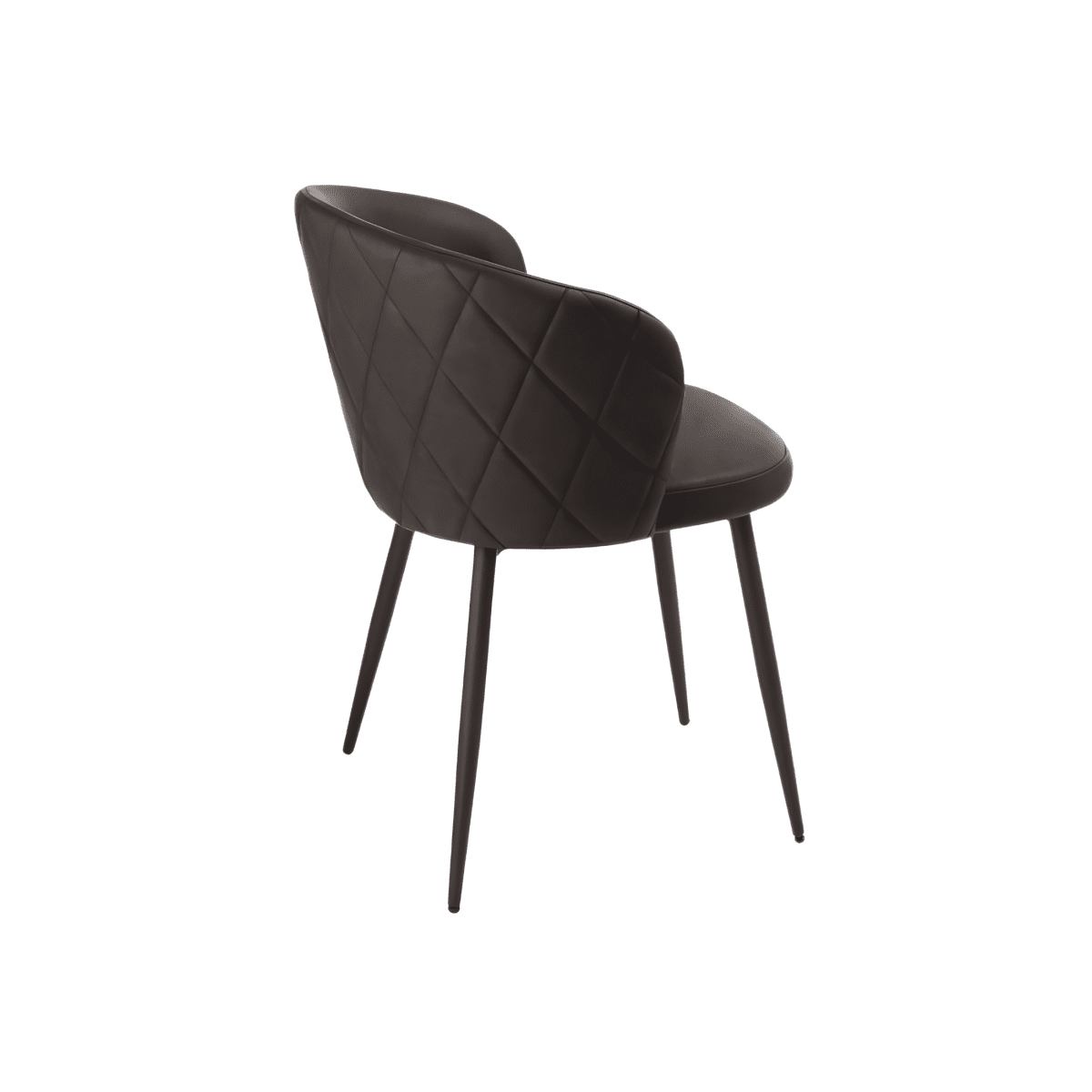 Set sedie da pranzo "Boston" in ecopelle cm 56x55 78h - MondoViro