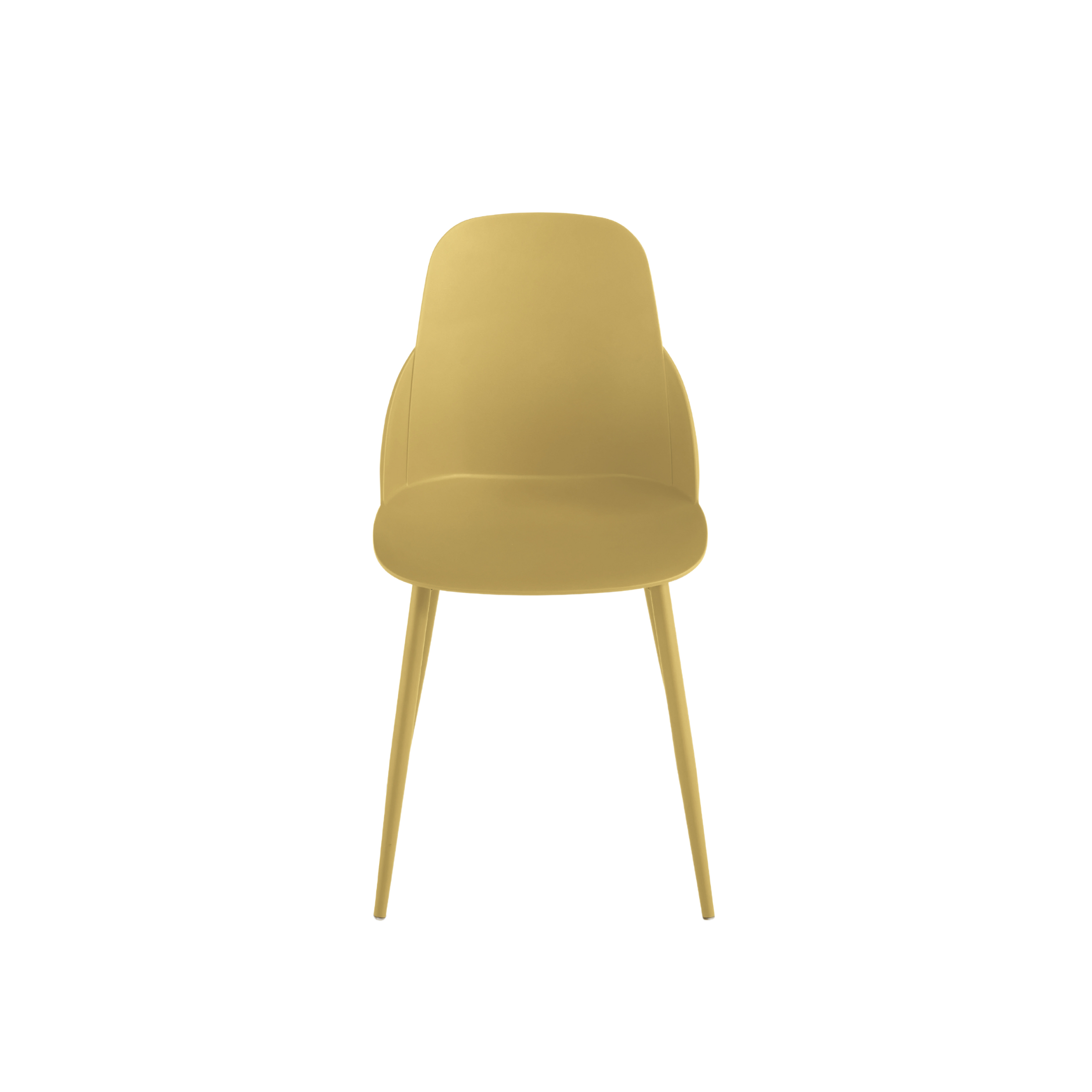 Set of modern "Solinea" chairs in polypropylene with metal frame cm 44x51 82h