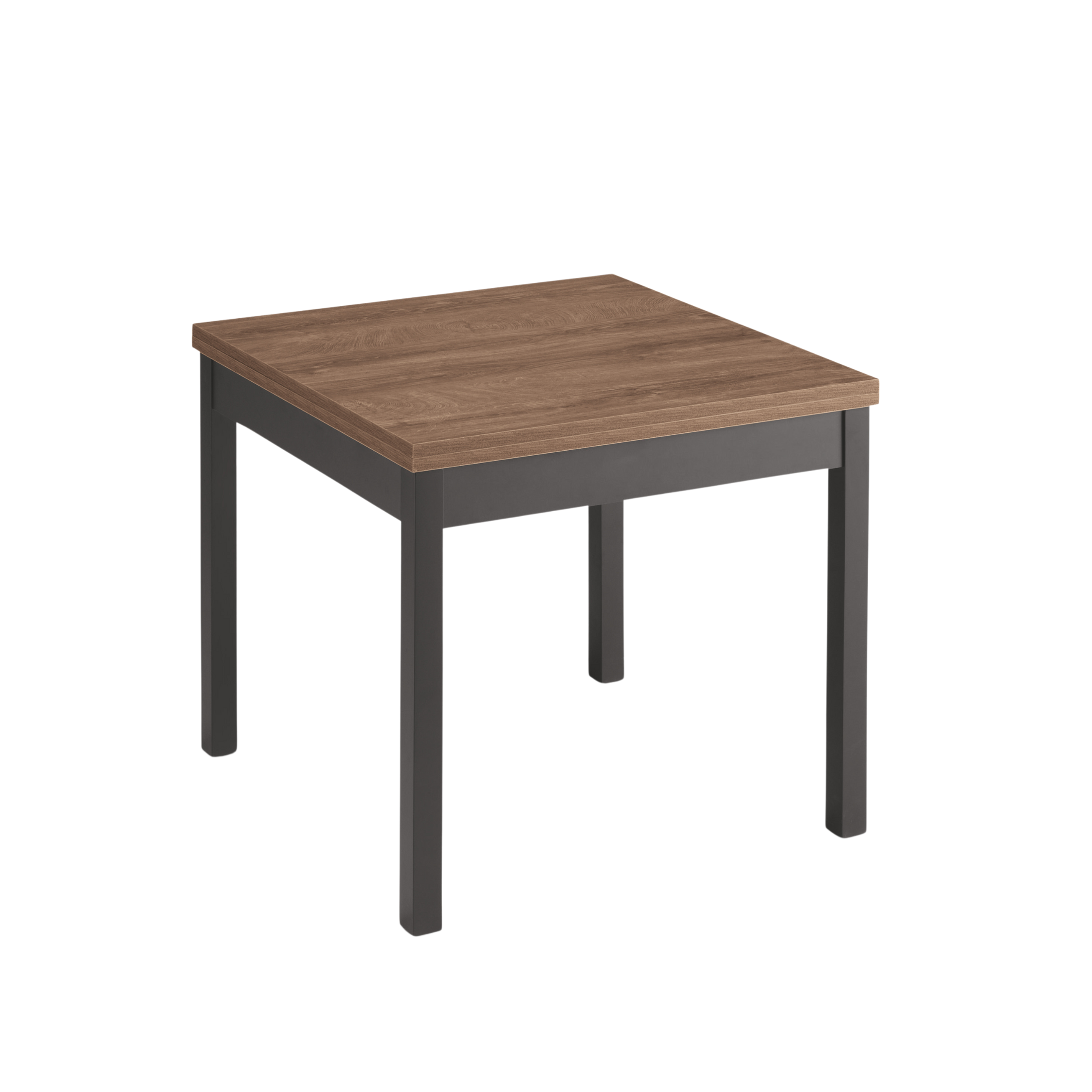 Modern extendable table "Torian" with book-like opening mechanism, 90/180x90 cm, 78h