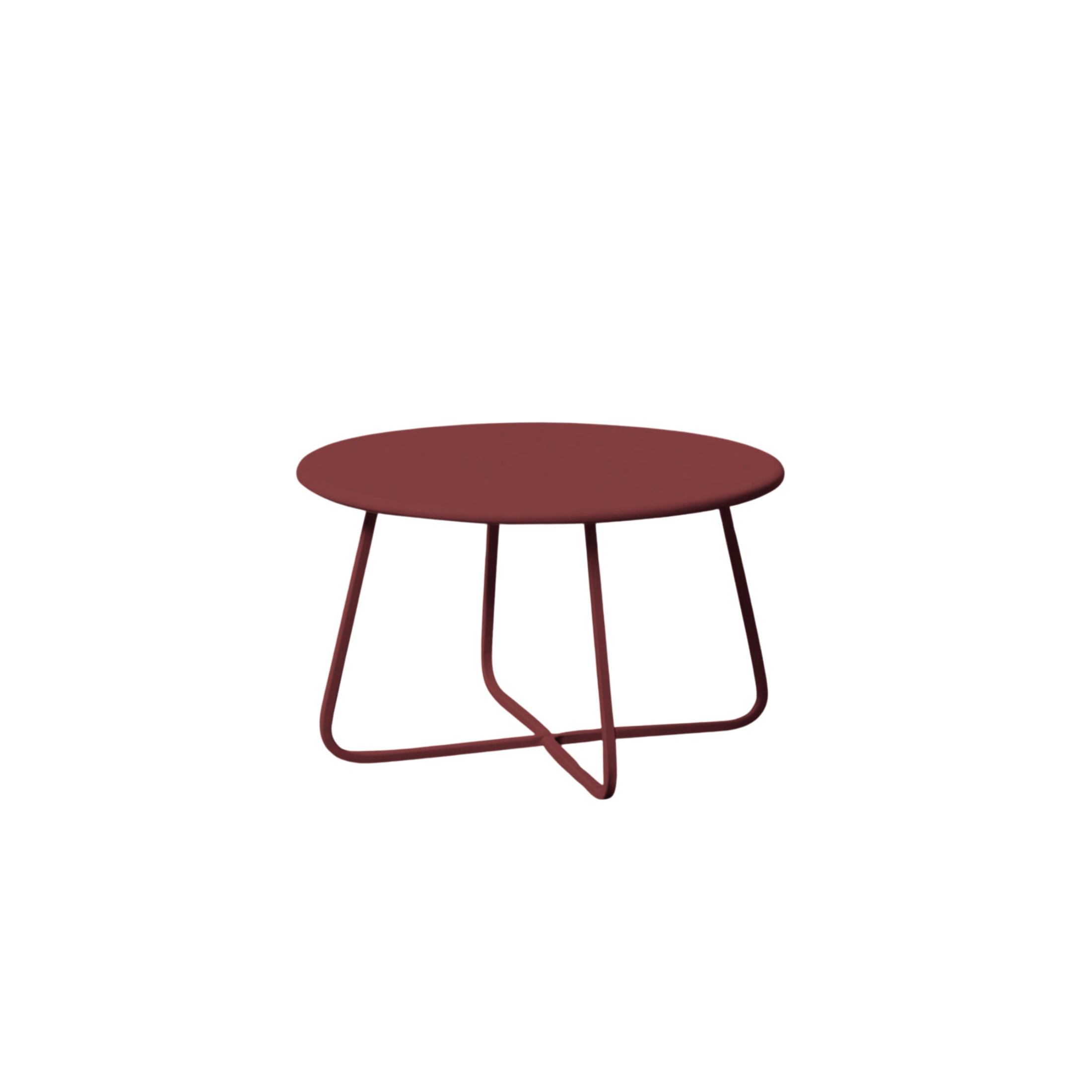 "Daisy14" outdoor metal low table, 65x65 cm, 40 cm high