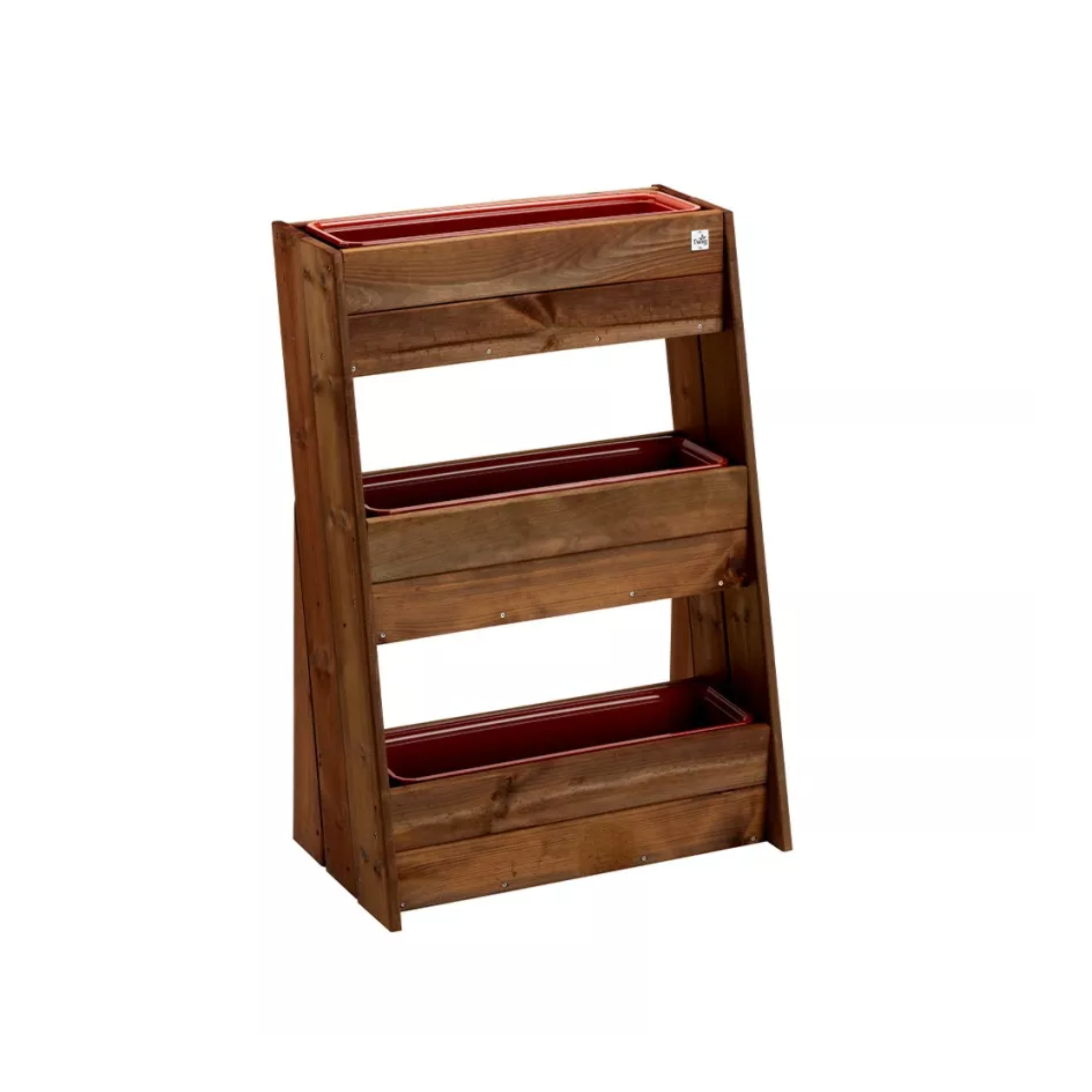 "Torres" sloping vertical wooden planter for balcony or garden, 67x46 cm, 100 cm high