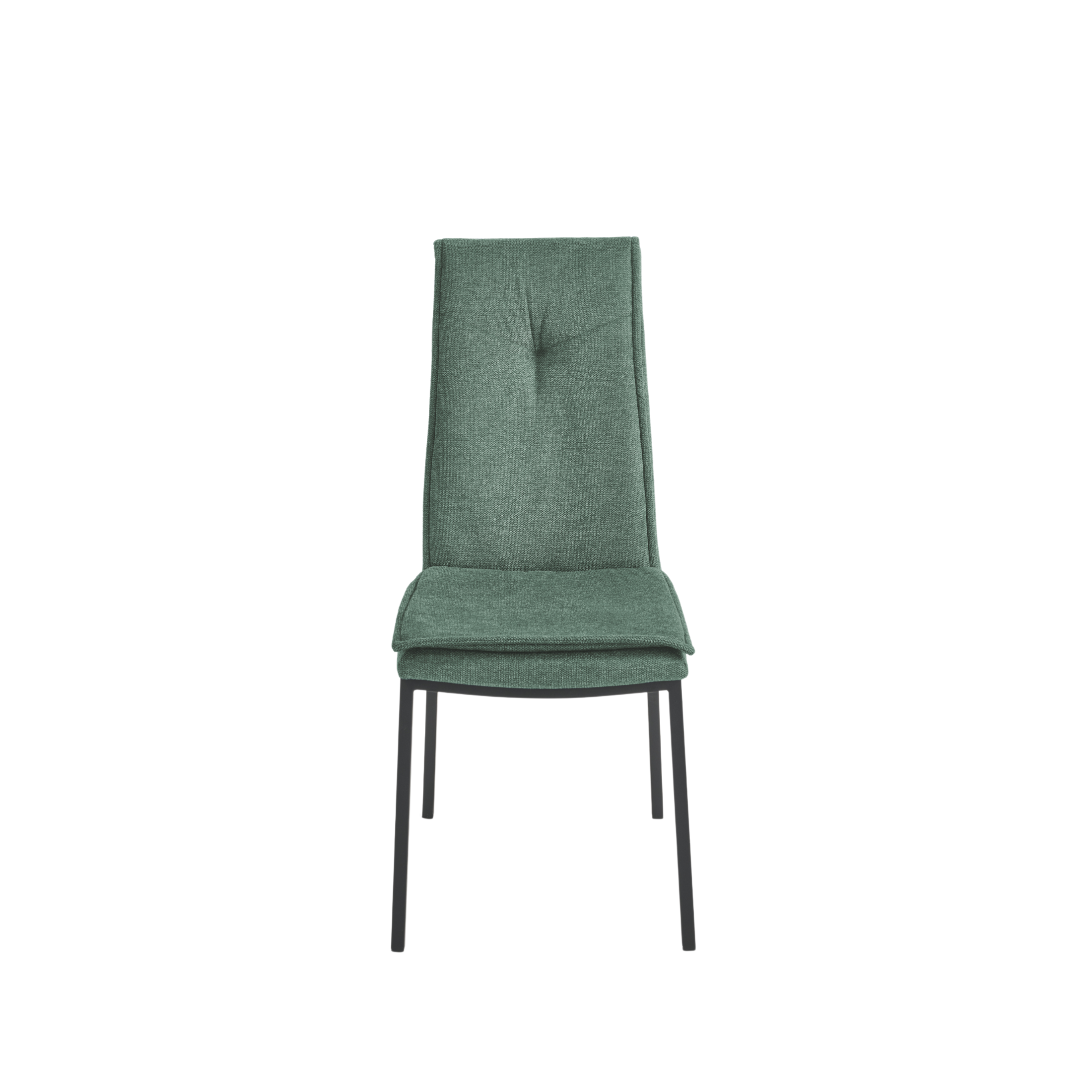Set of "Lymba" padded dining chairs with metal frame, 45x60 cm, 98h
