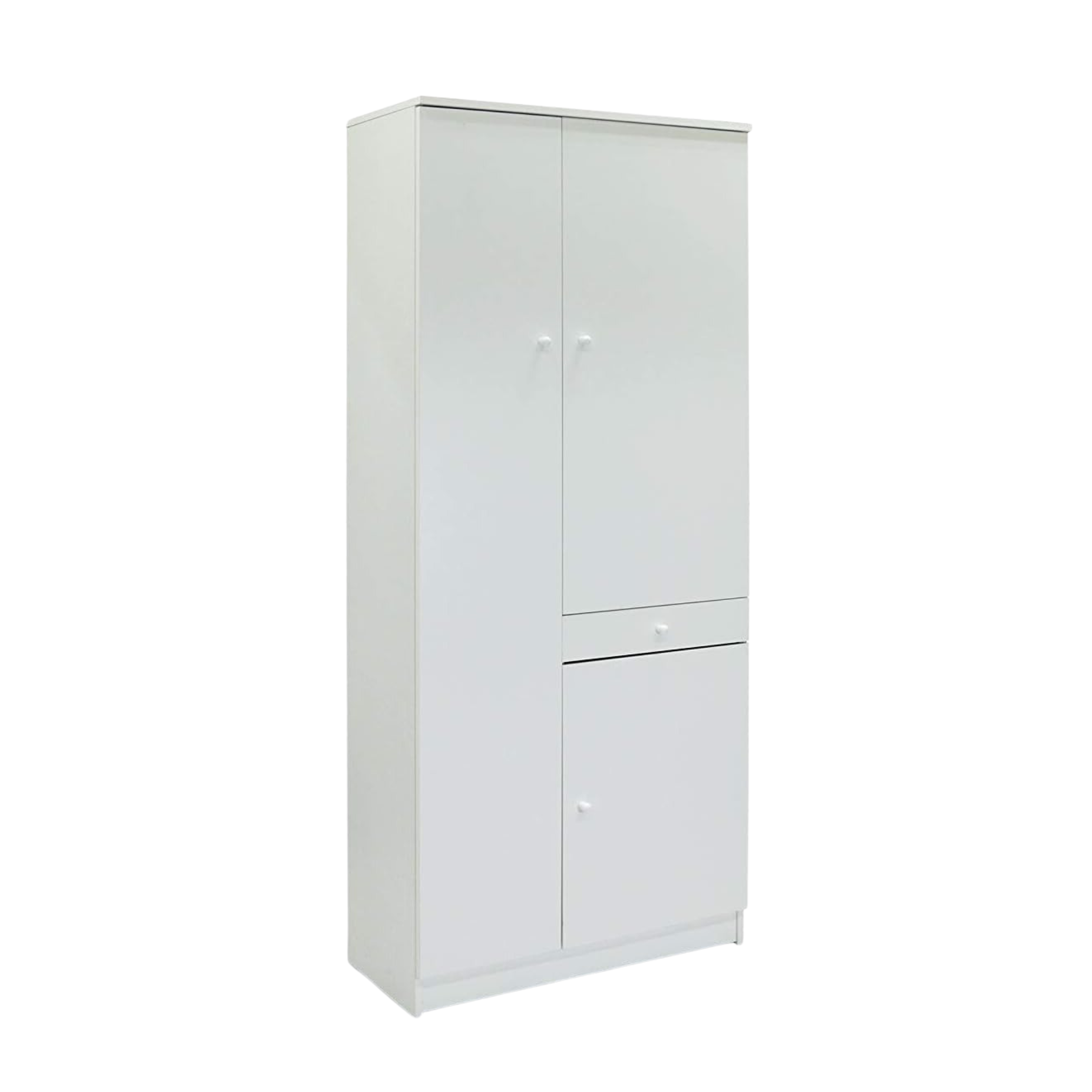 Wooden cabinet with 3 doors and 1 drawer, "Vanity" cm 77x34 147h