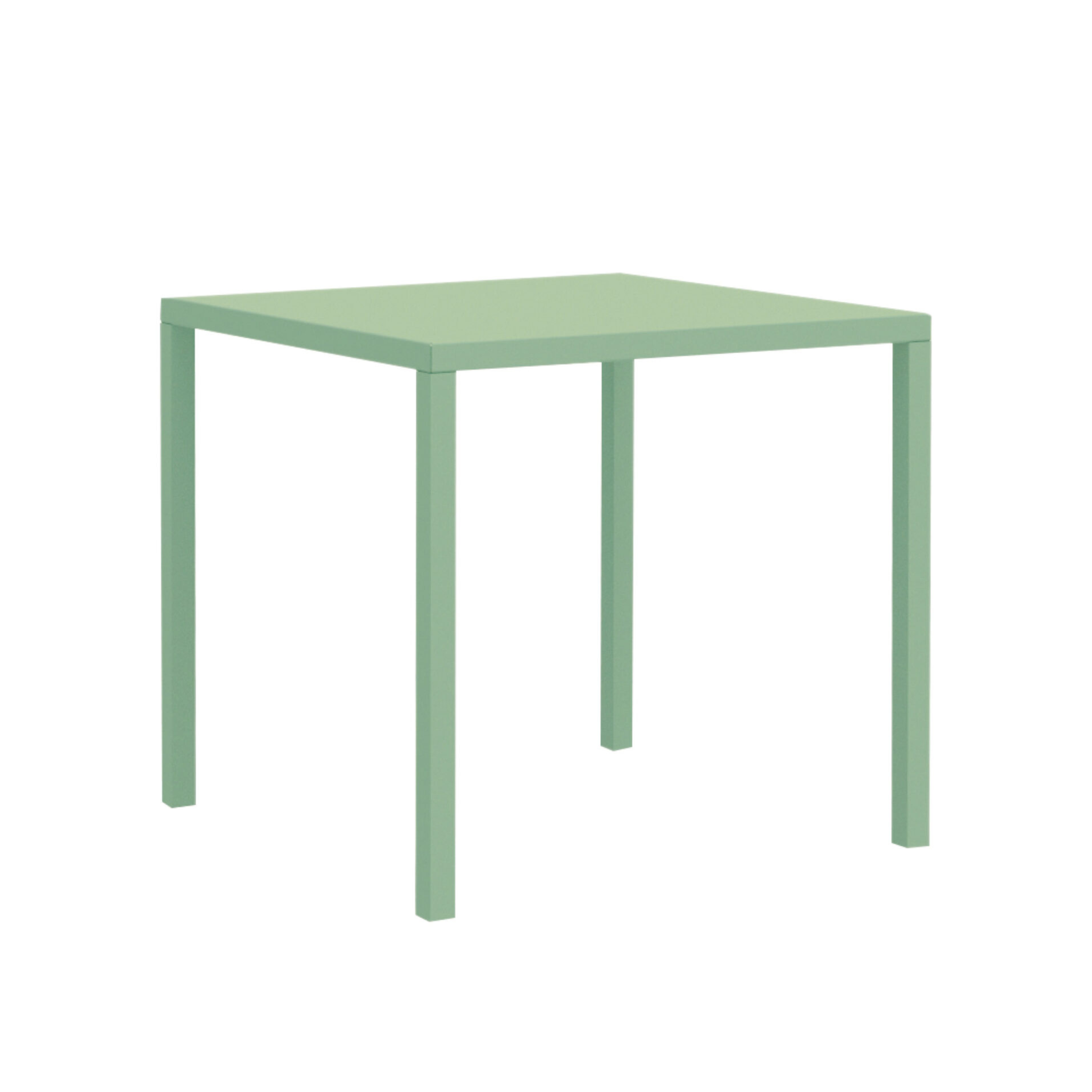 Fixed rectangular metal garden table "Quatris" 80x60 cm 75h