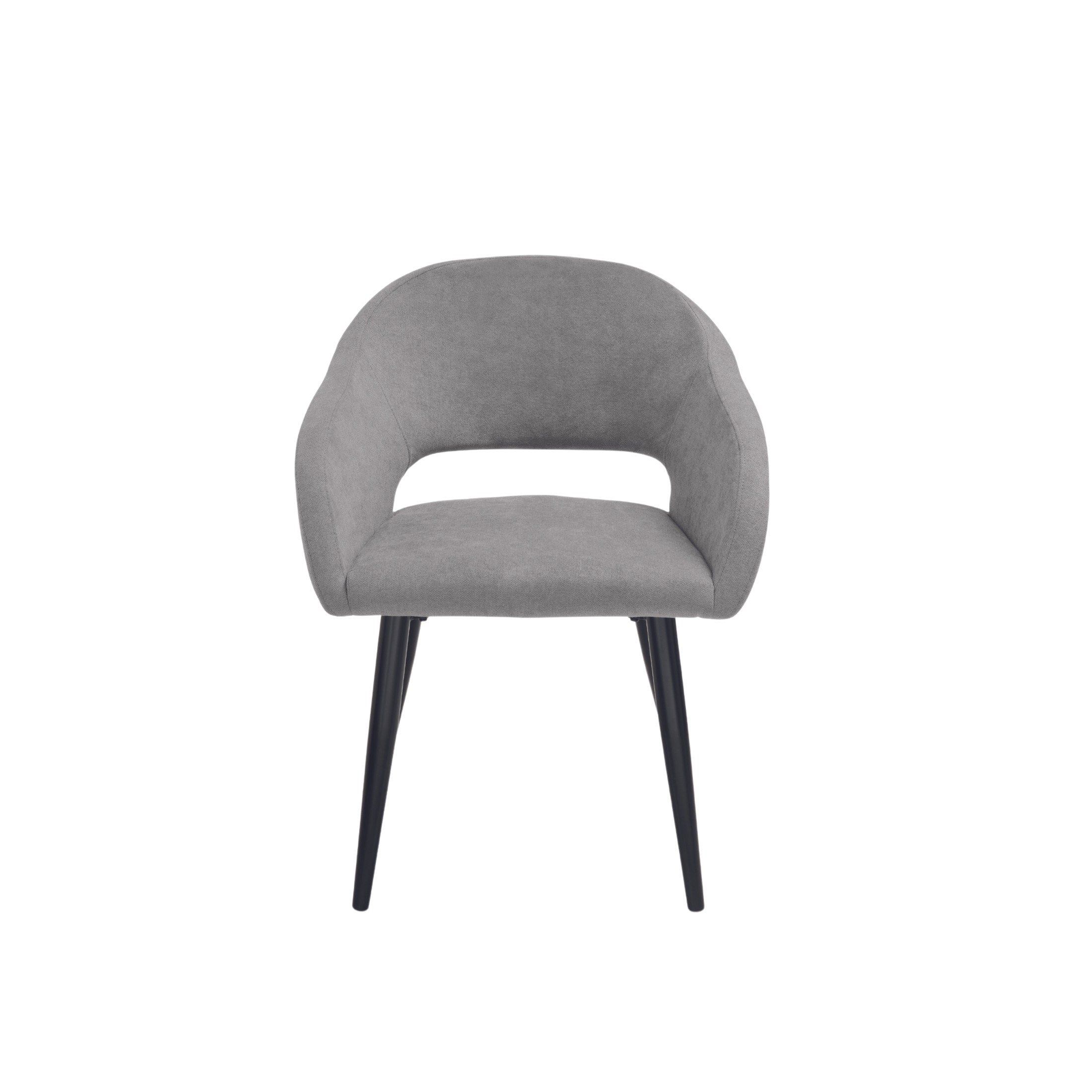 Set of modern dining chairs "Anita" padded in fabric cm 58x48 75h
