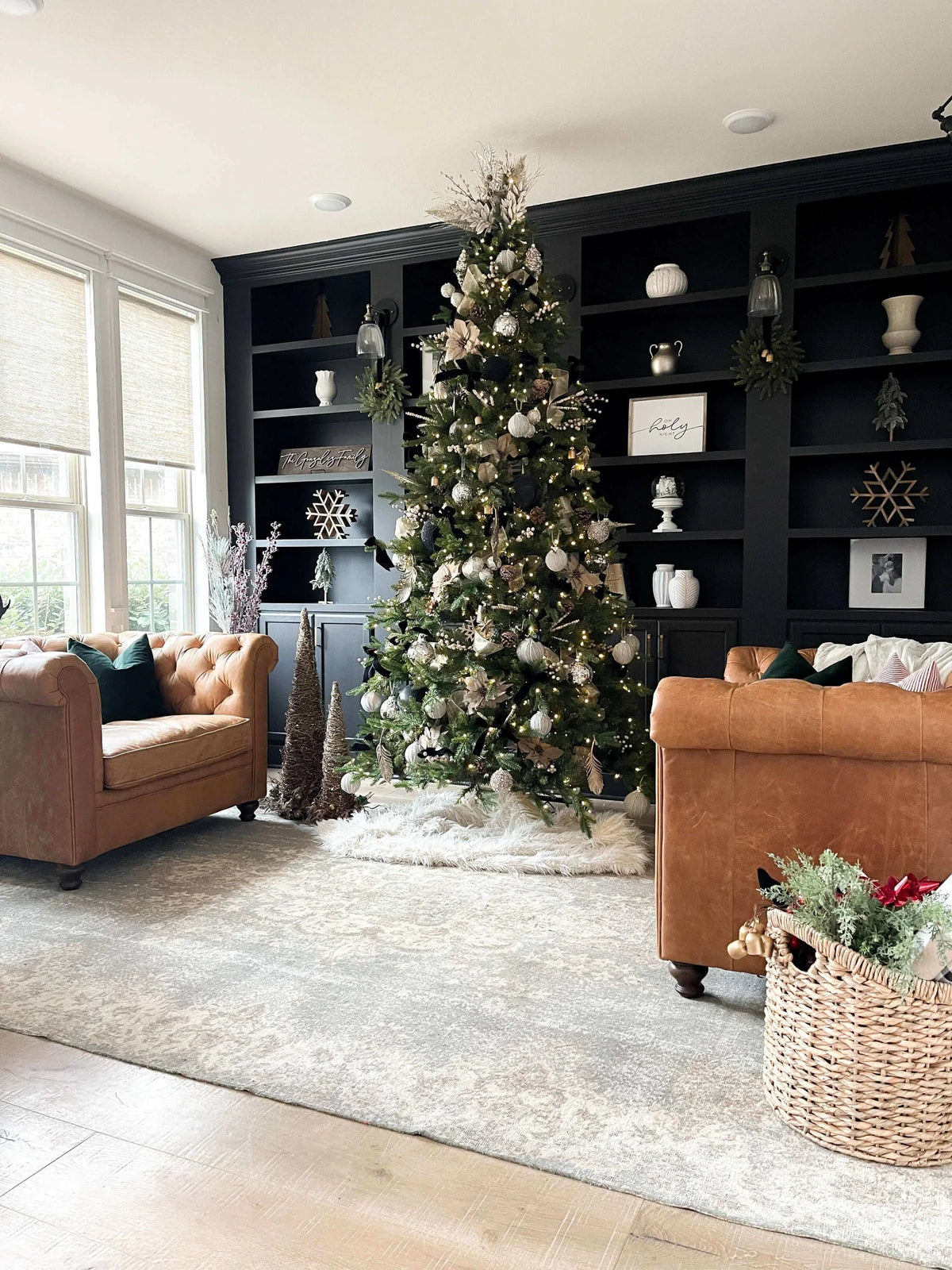 Albero di Natale slim "Theon" con Led 100 % PE Effetto Real Touch di Altissima Qualità