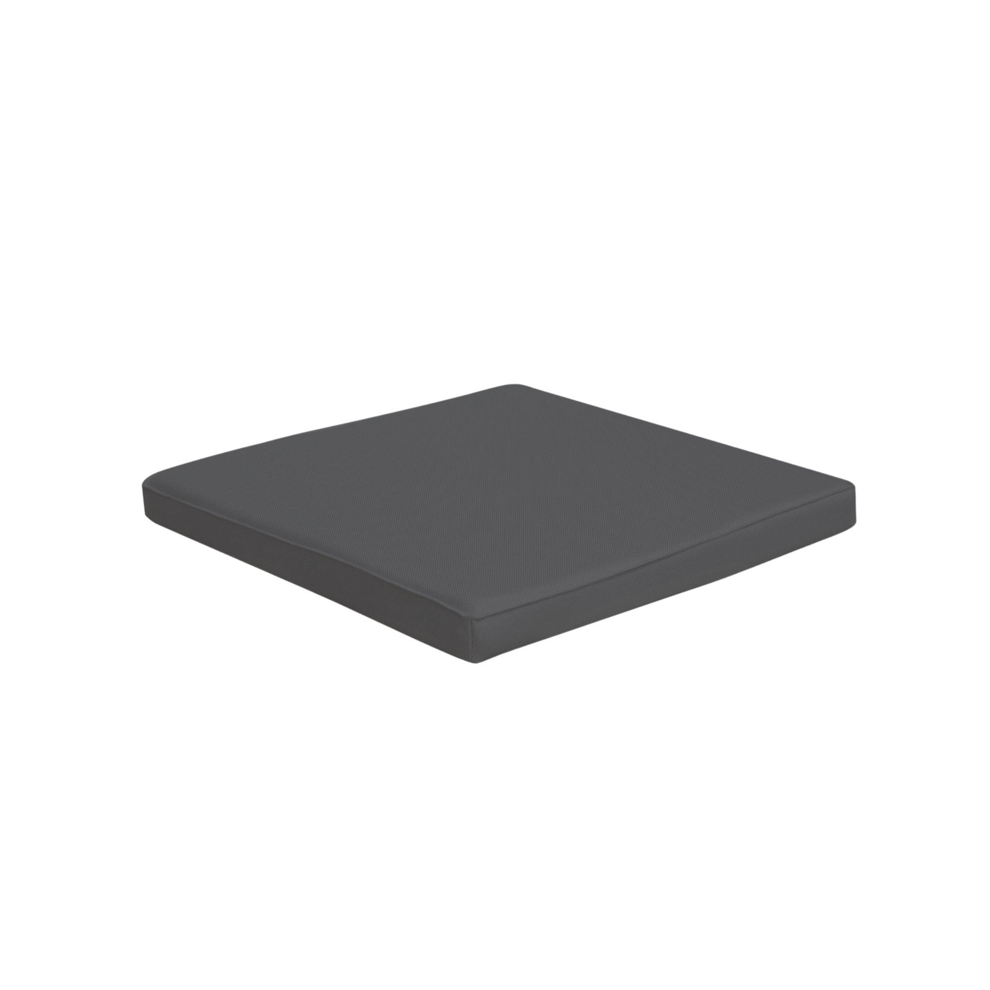 "Cus" square seat cushion with removable fabric cover