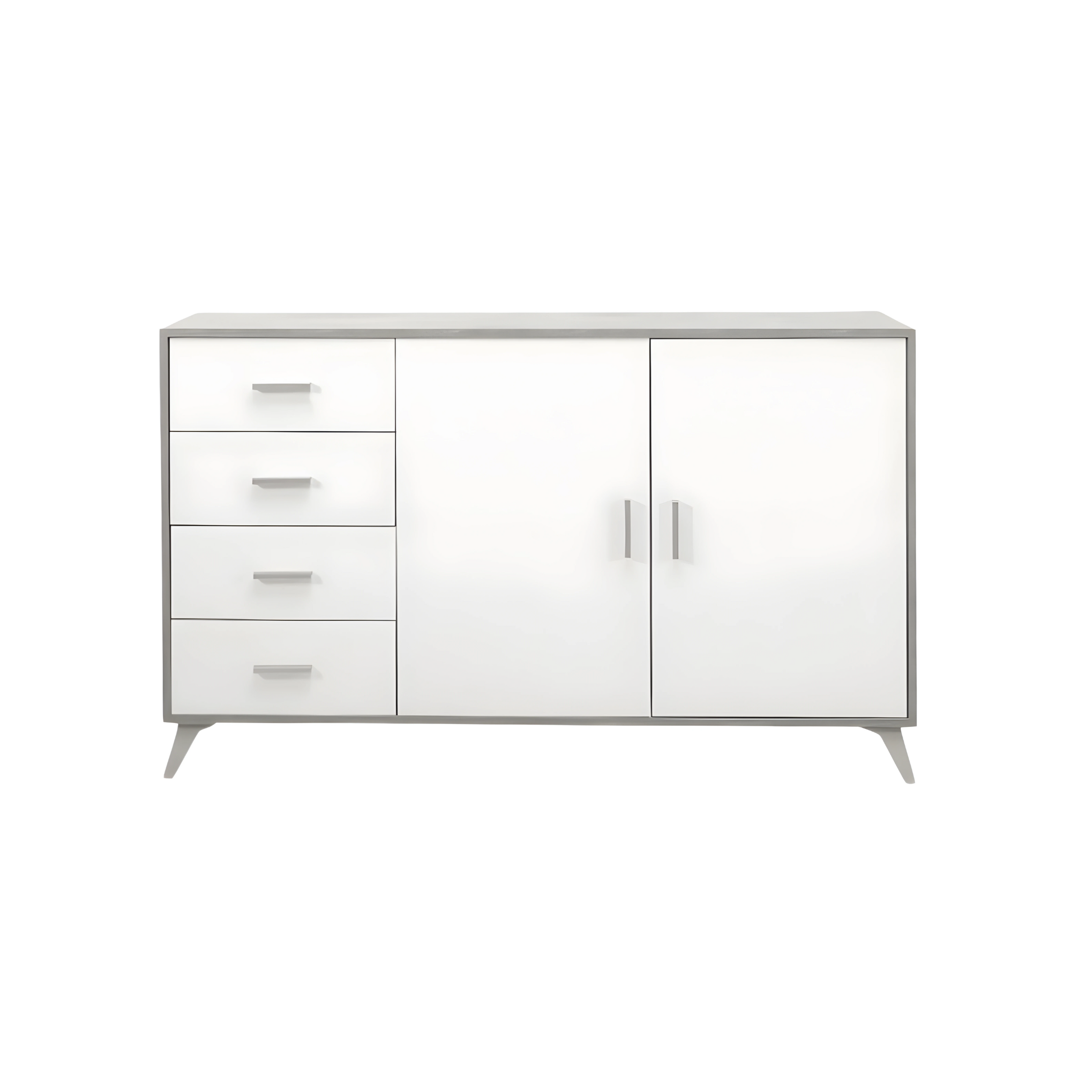 Modern "Panama" 2-door, 4-drawer entrance sideboard, 153x41 cm, 93 cm high