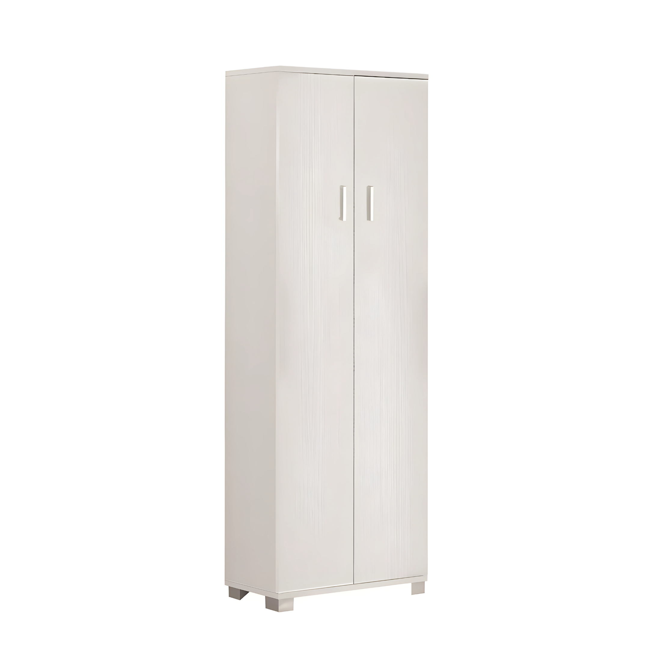 "Danubio" wooden wardrobe with 2 doors and 4 shelves, 62x34 cm, 178 cm high.