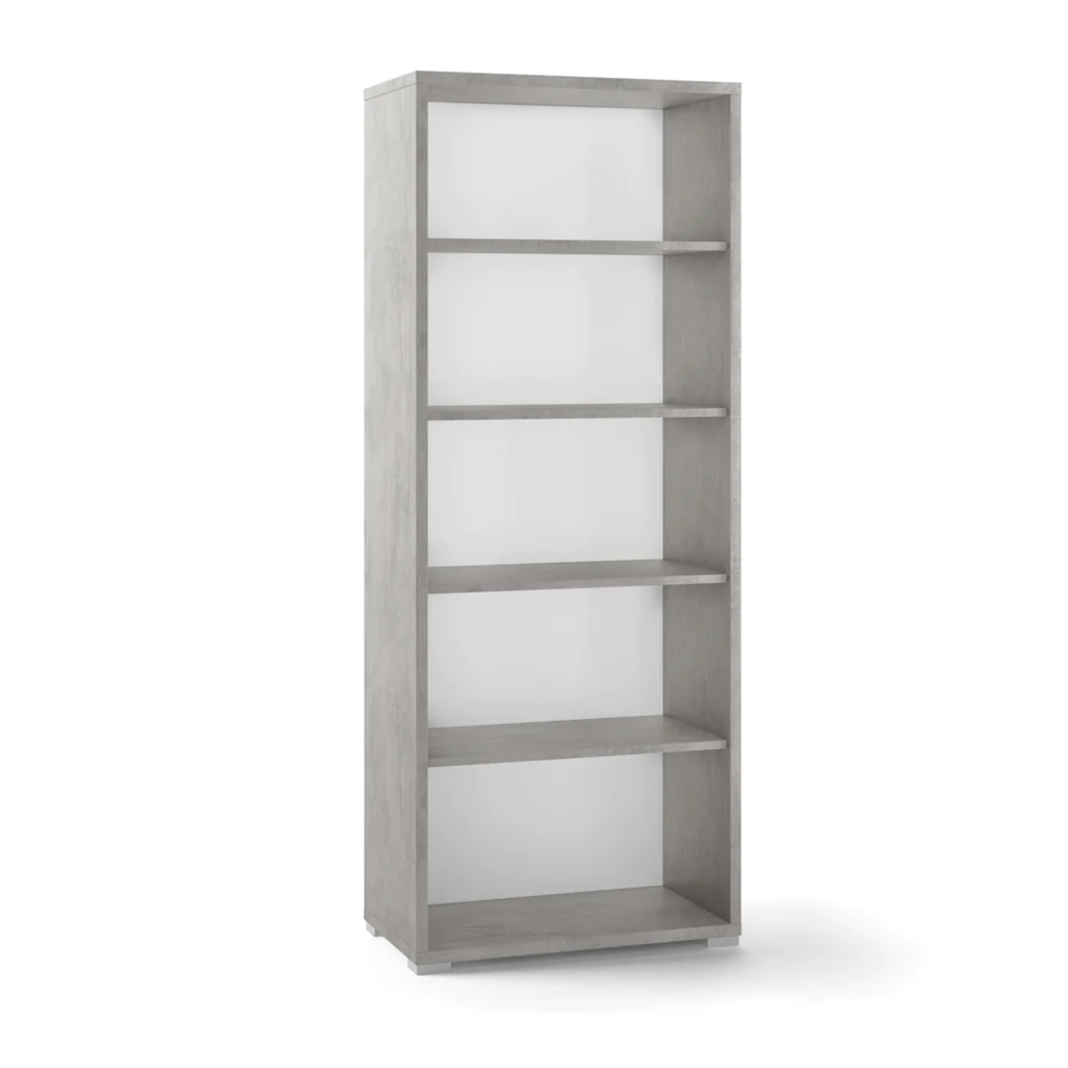 "Lila" open bookcase with 5 wooden shelves, 71x41 cm, 199h