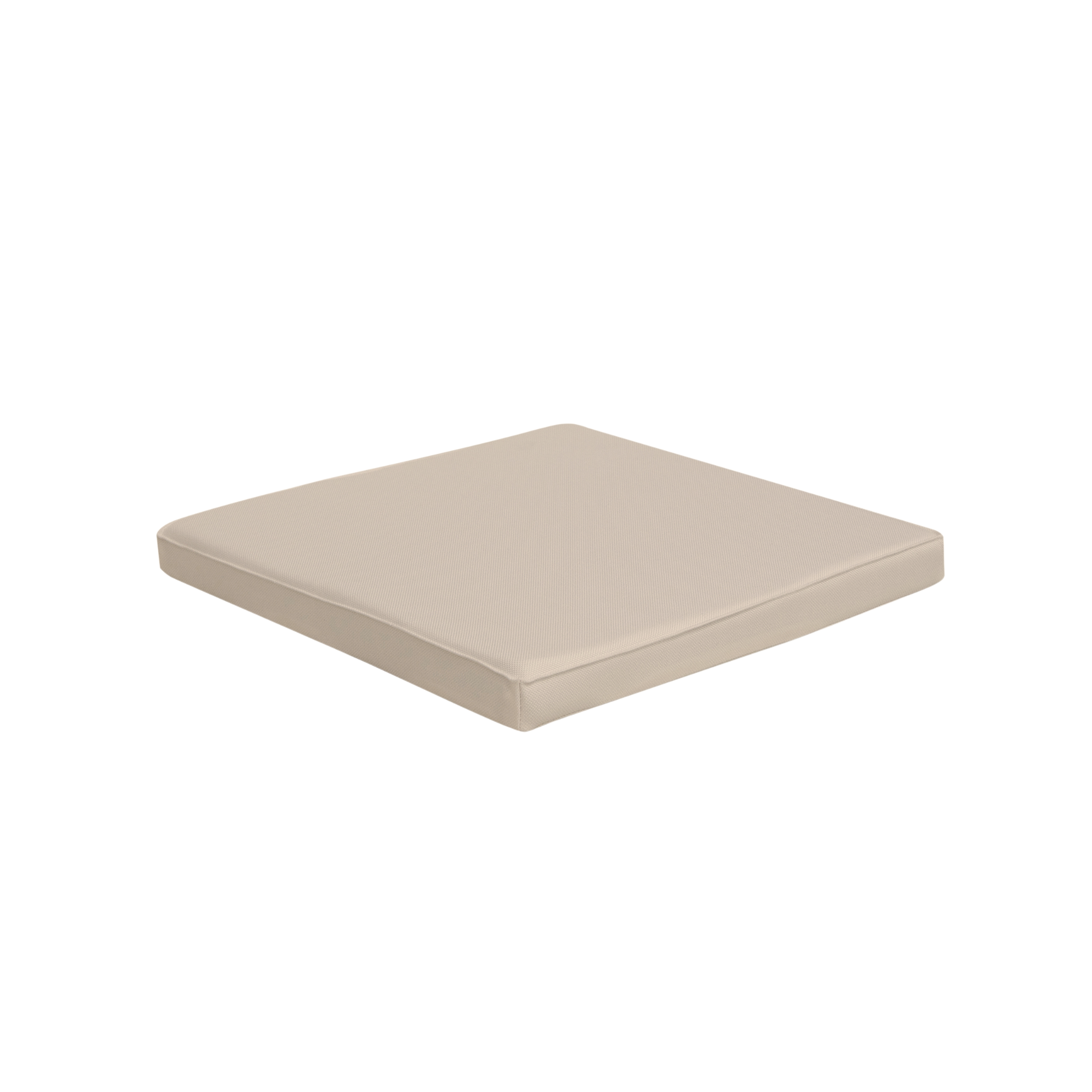 "Cus" square seat cushion with removable fabric cover