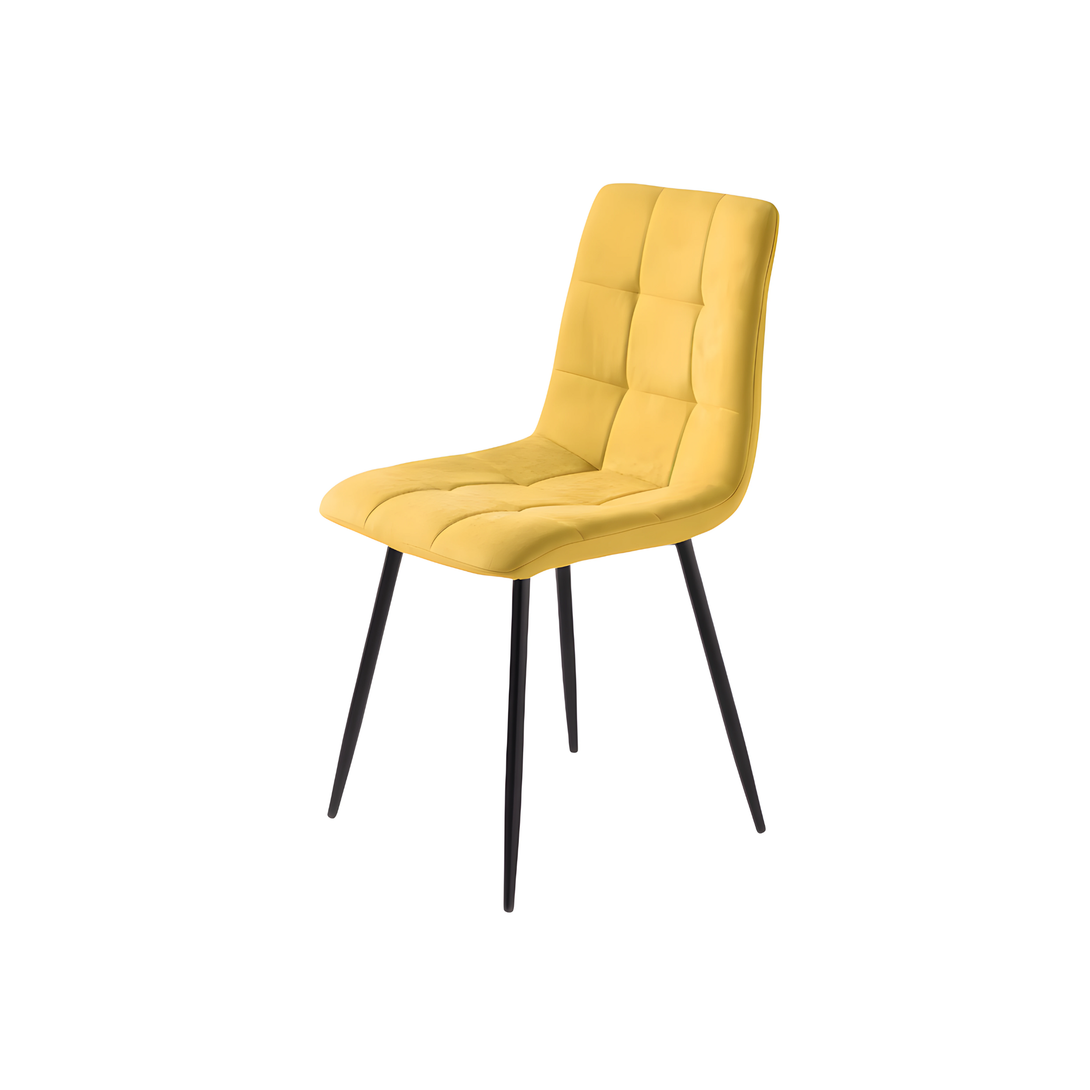 Set of modern dining chairs in "Milly" fabric with padded seat cm 45x53 88h