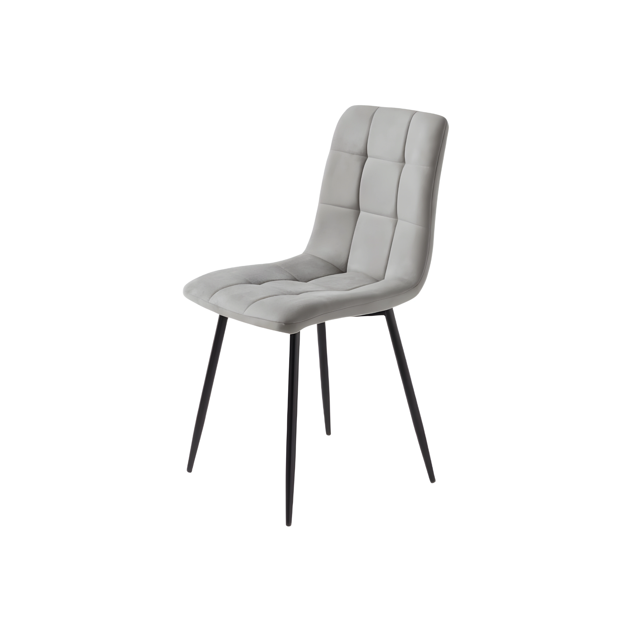 Set of modern dining chairs in "Milly" fabric with padded seat cm 45x53 88h