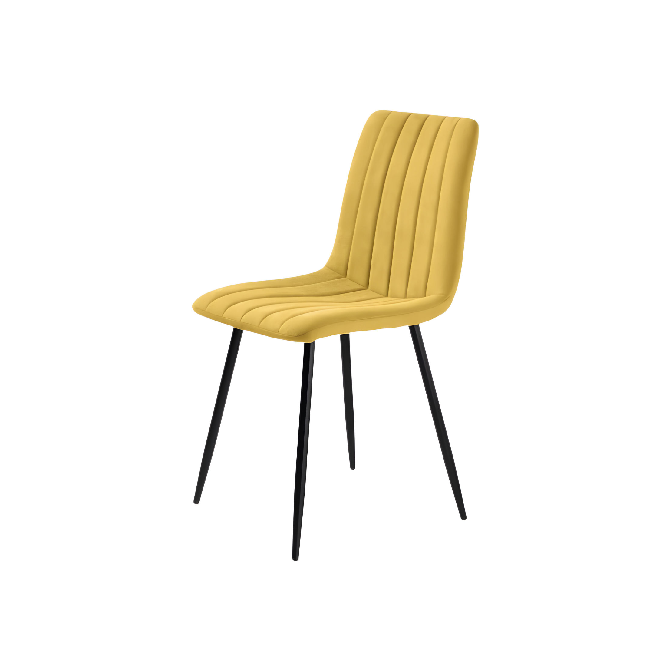 Set of modern dining chairs in "Palmer" fabric padded cm 45x54 88h