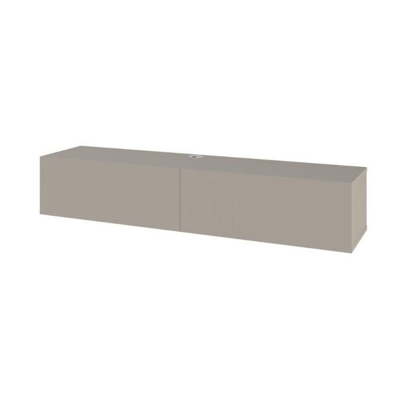 "Francy" suspended TV stand with drop-down door, 135x31 cm, 25 cm high
