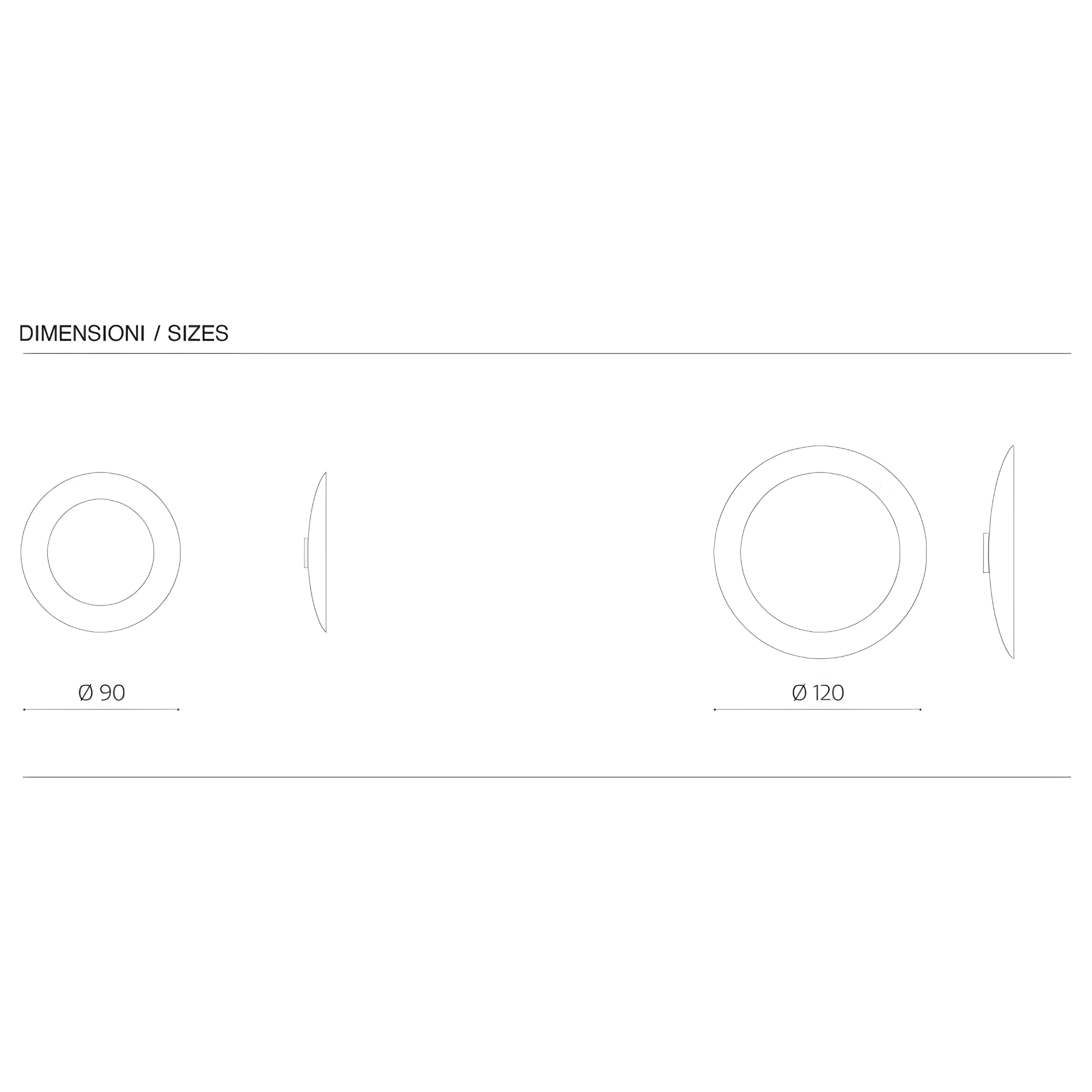 Specchio moderno da parete "Blake" tondo con cornice in vetro effetto martellato