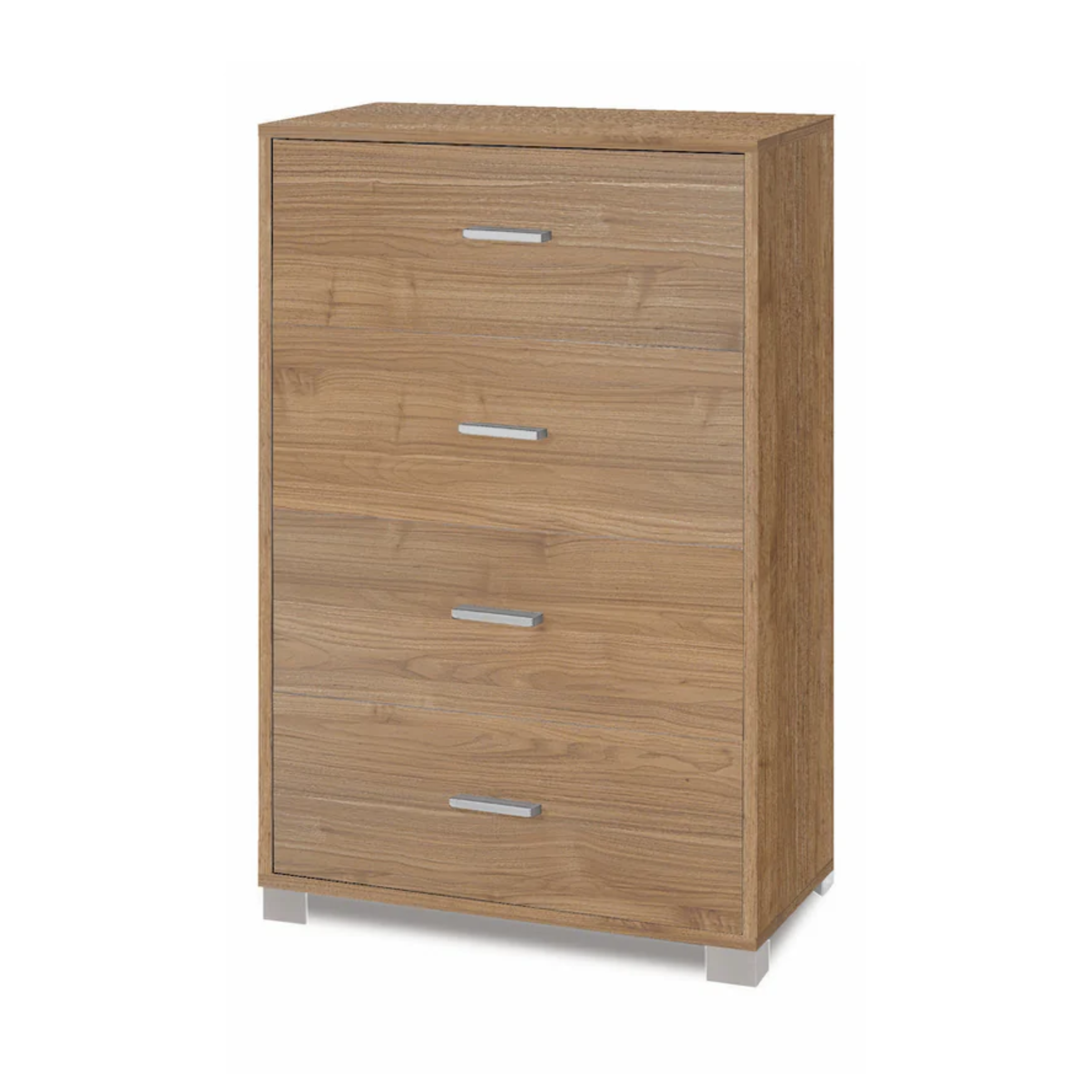 "Clara" 4-drawer wooden cabinet with feet, 70x41 cm, 112 cm high