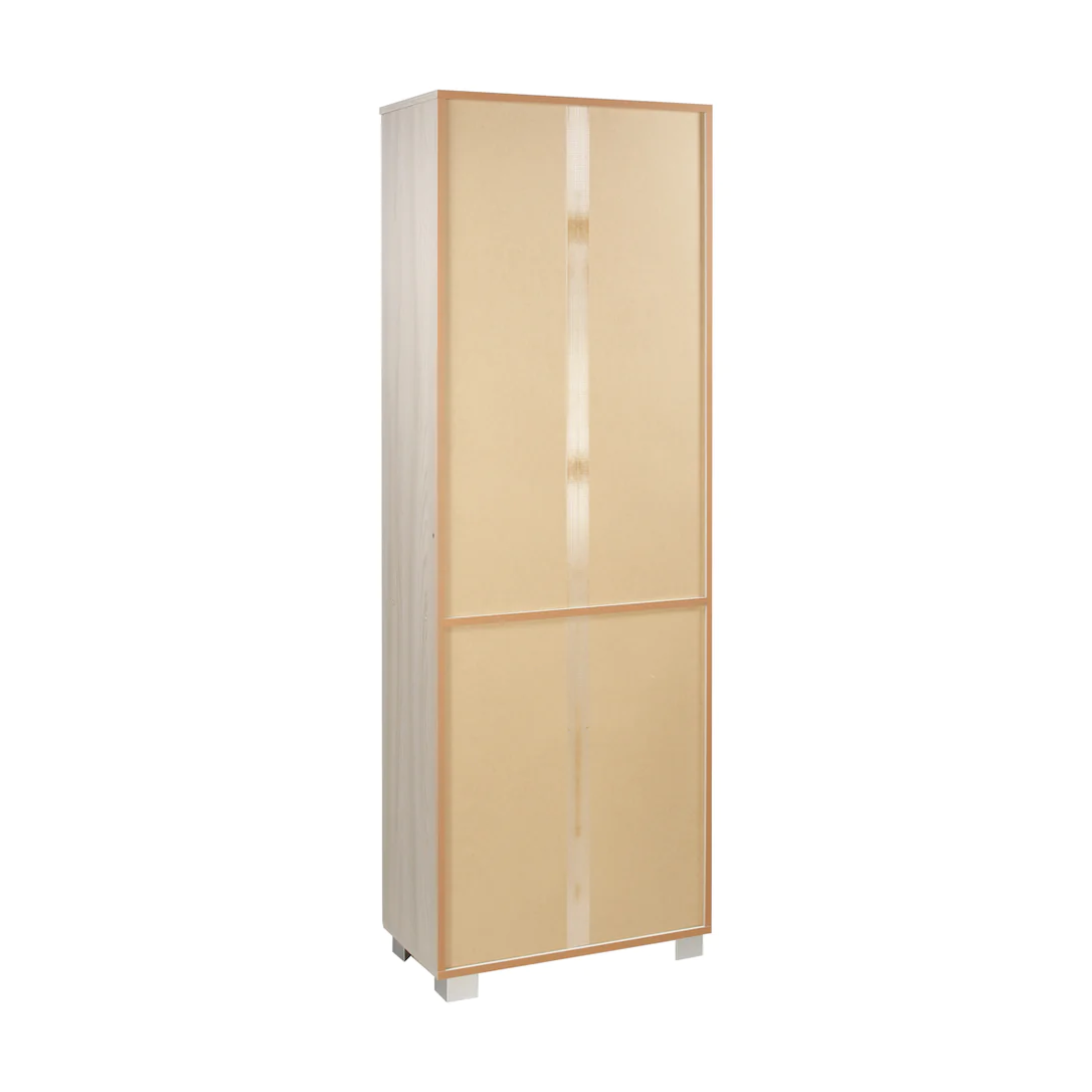"Danubio" wooden wardrobe with 2 doors and 4 shelves, 62x34 cm, 178 cm high.