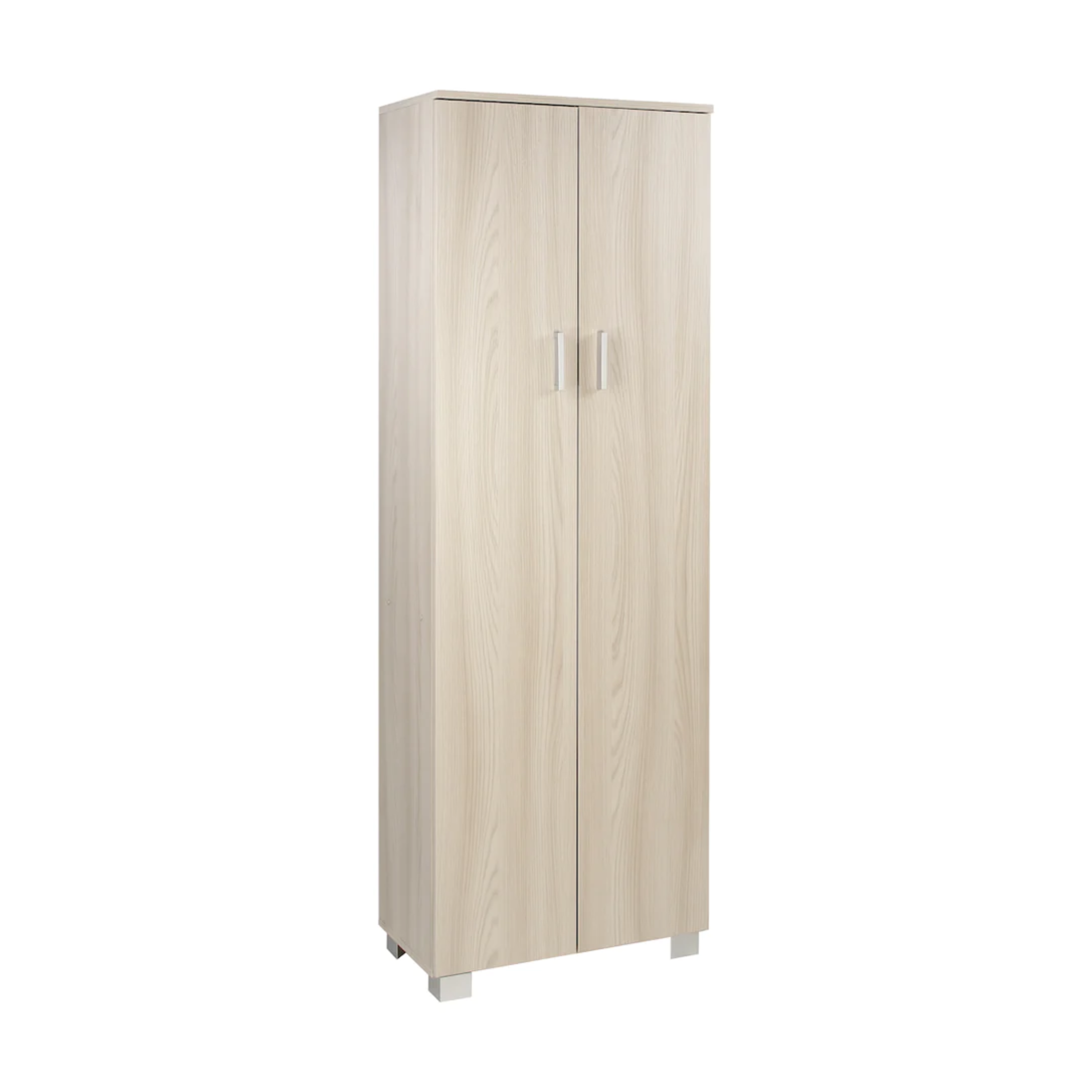 "Danubio" wooden wardrobe with 2 doors and 4 shelves, 62x34 cm, 178 cm high.