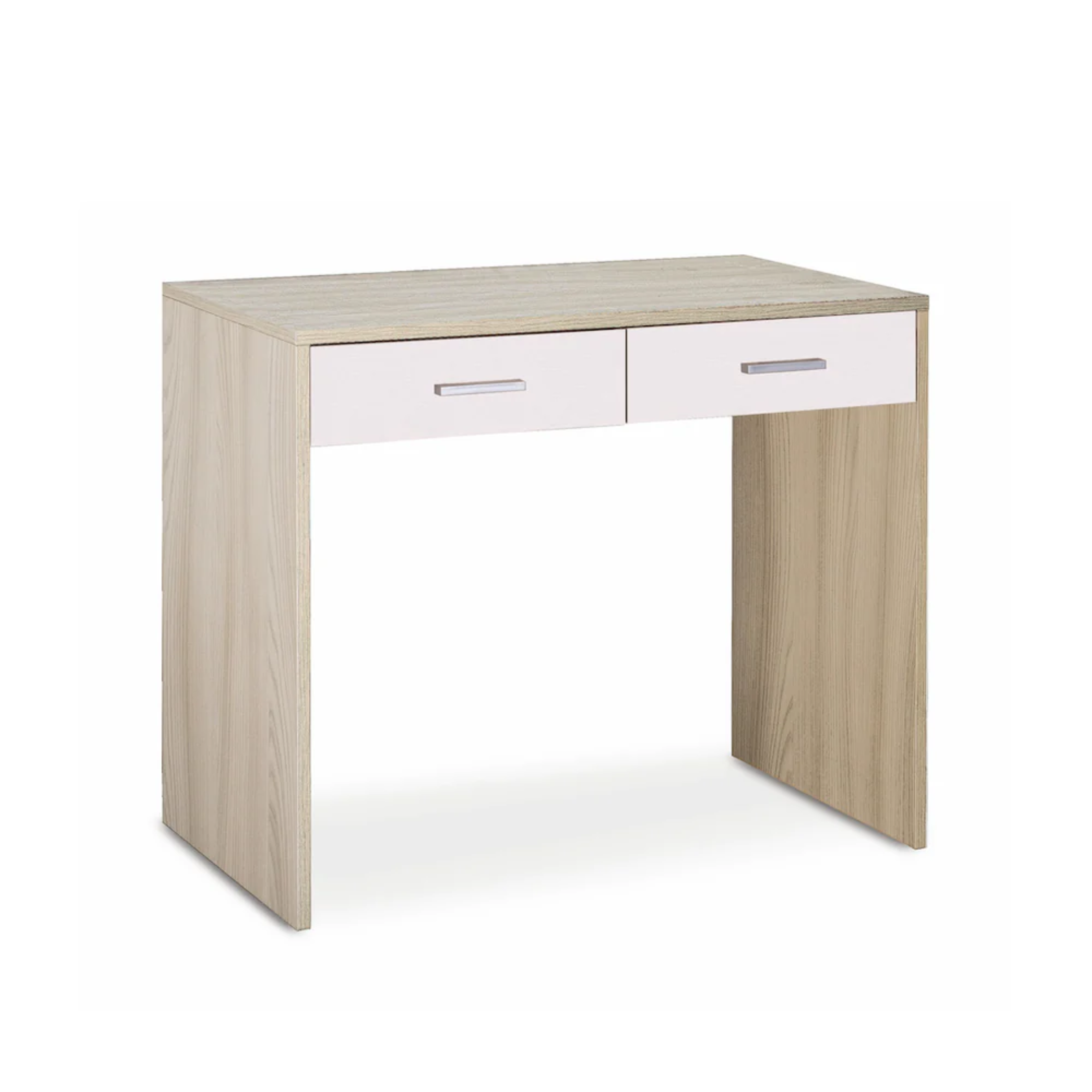 Modern 2-drawer "Vanda" wooden desk, 91x55 cm, 76h