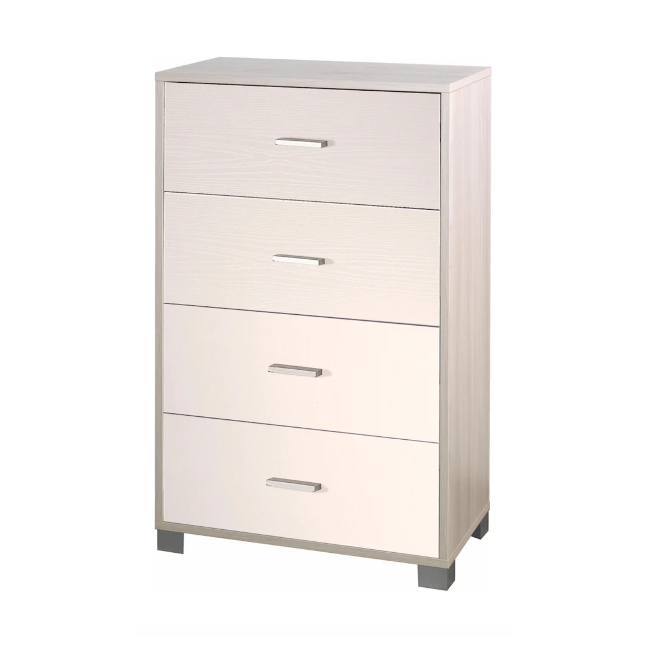 "Clara" 4-drawer wooden cabinet with feet, 70x41 cm, 112 cm high