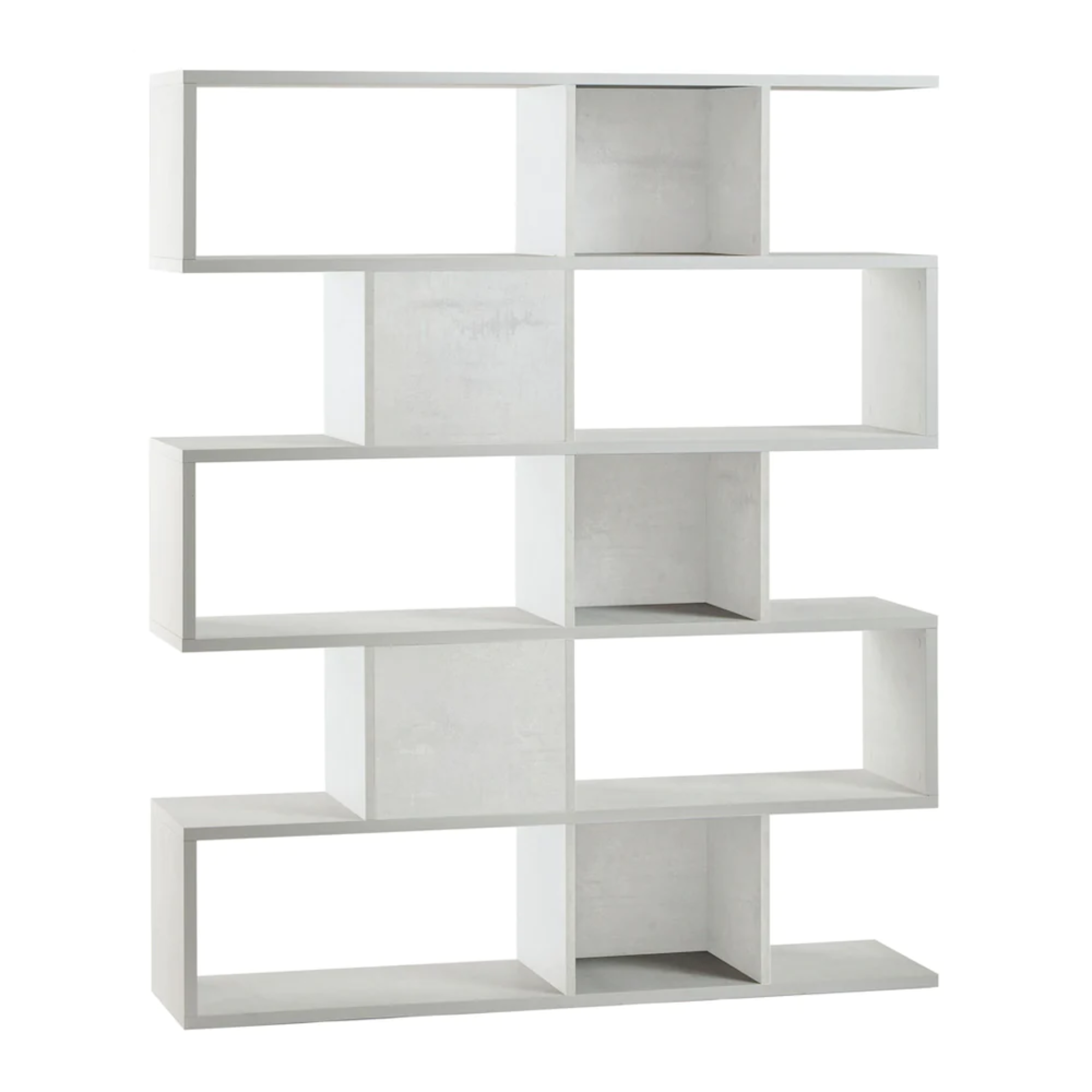 "Talento" 5-tier modular modern dividing bookcase, 150x37 cm, 178 cm high