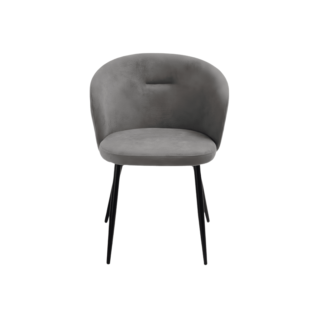 Set sedie da pranzo "Claris" in tessuto imbottite cm 56x55 78h - MondoViro