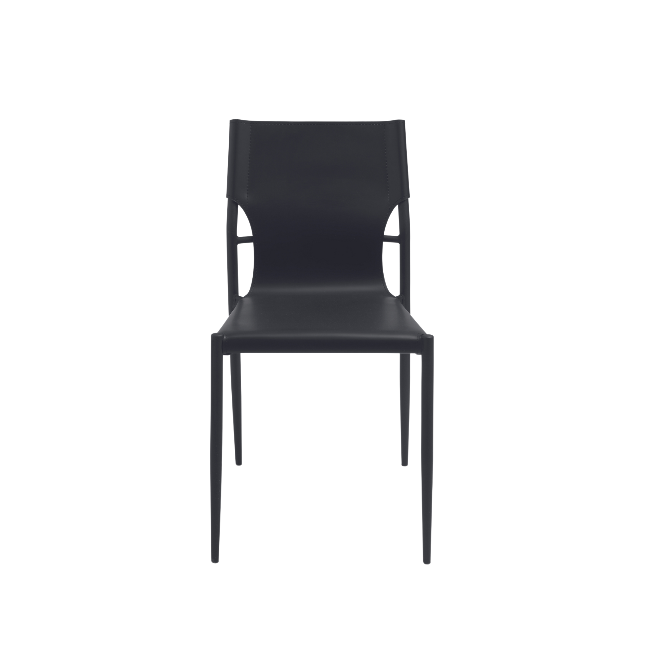 "Pablo" dining chair set with painted metal frame, 44x51 cm, 80 cm high