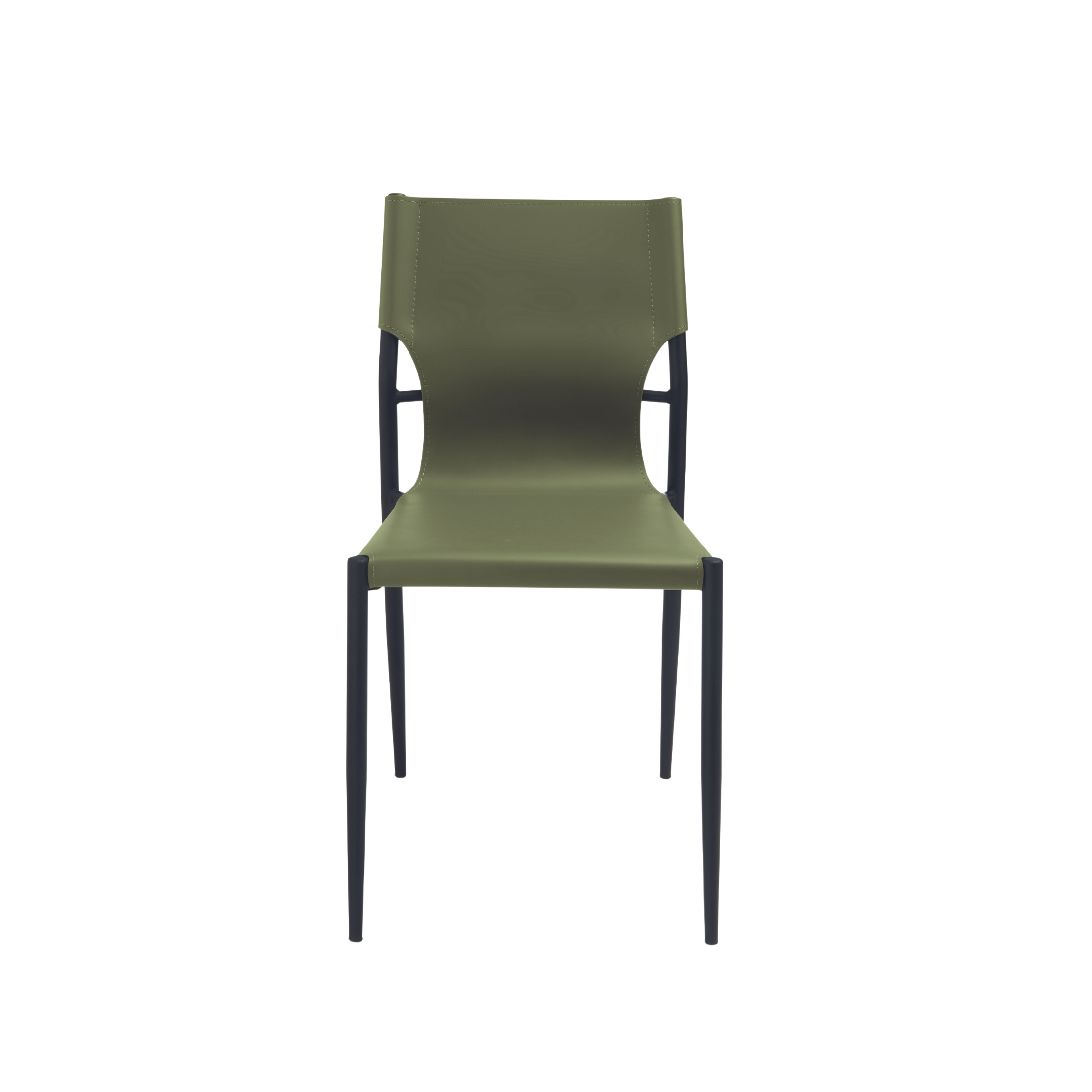"Pablo" dining chair set with painted metal frame, 44x51 cm, 80 cm high