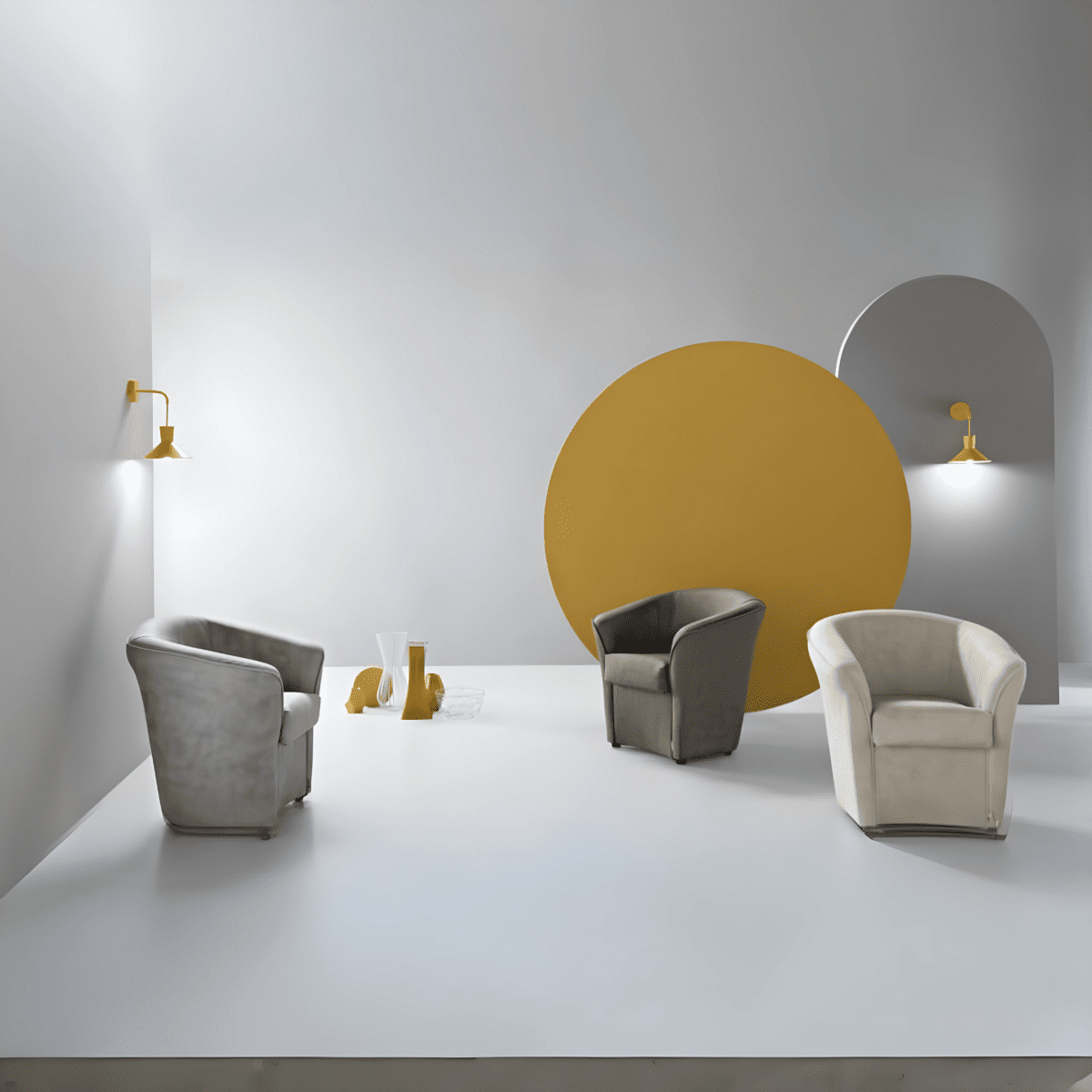 Poltrona moderna in pelle nabuk "Dallas" da soggiorno cm 70x67 76h - MondoViro