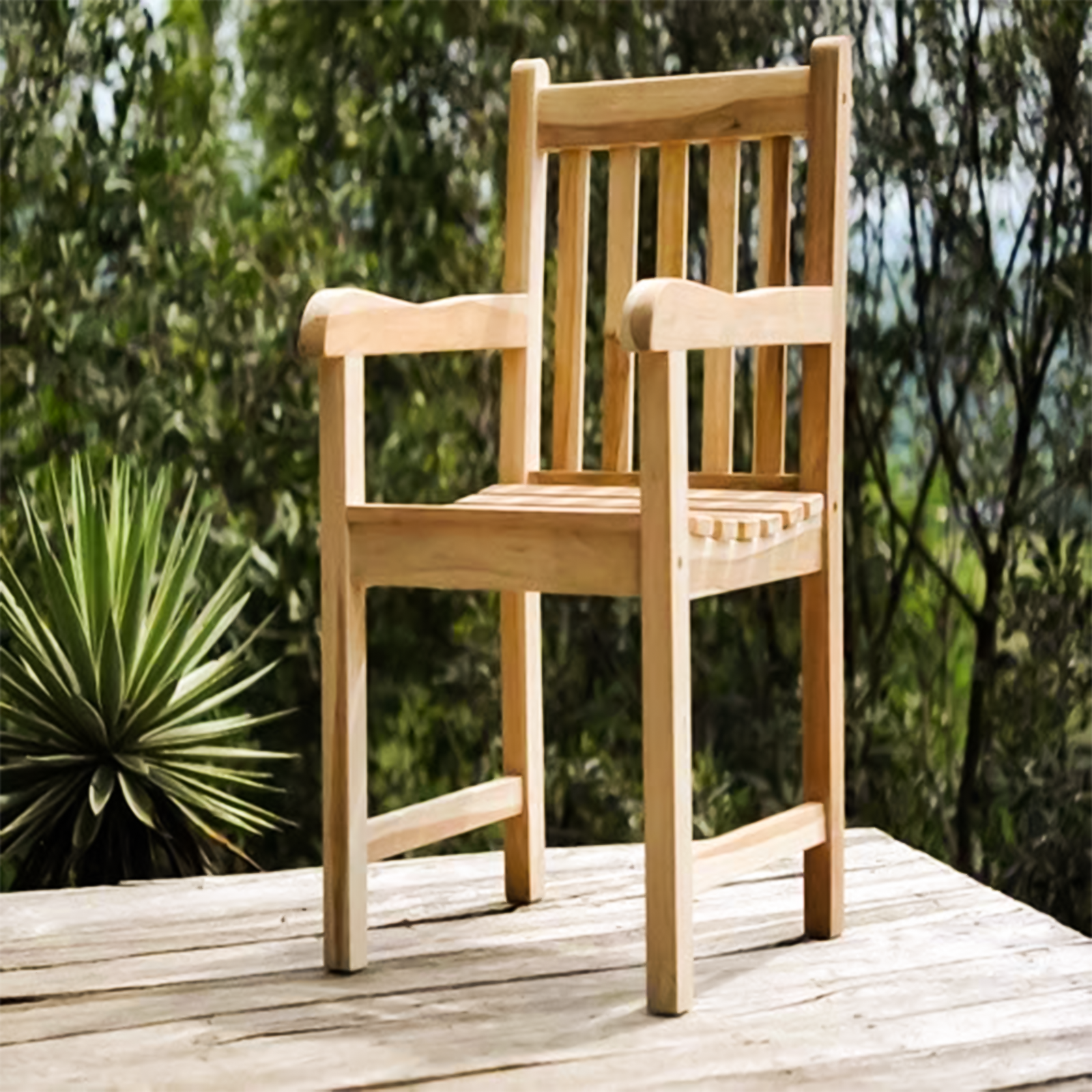 Sedia poltrona e panchina Royal in legno massello per giardino pieghevole