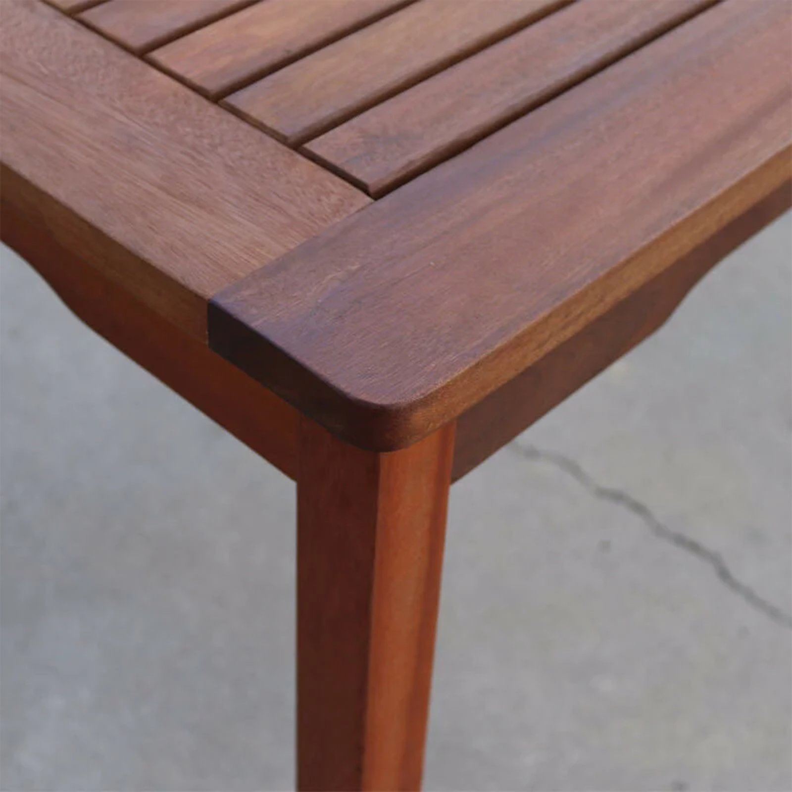 Tavolo da pranzo Royal in legno massello per giardino pieghevole o con foro porta ombrellone