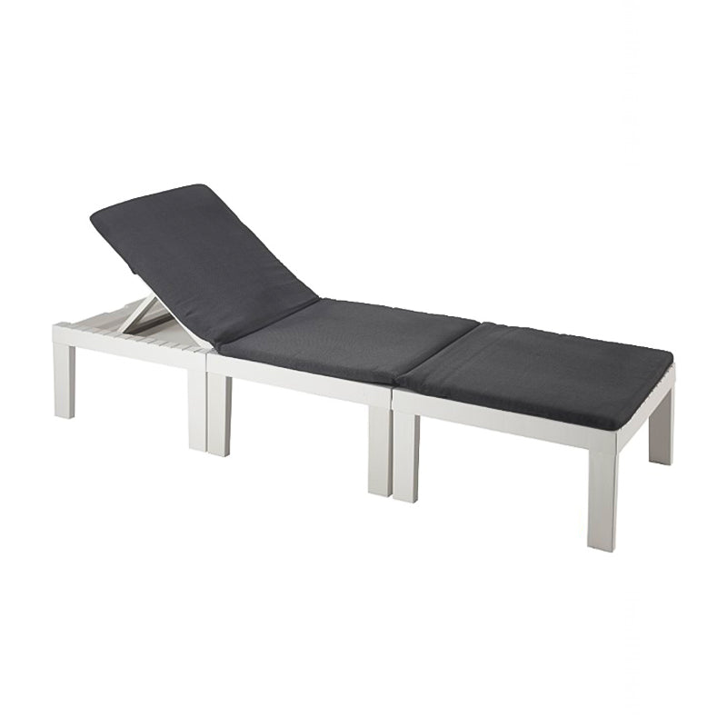 Set salottino in resina 3in1 per esterno con cuscini