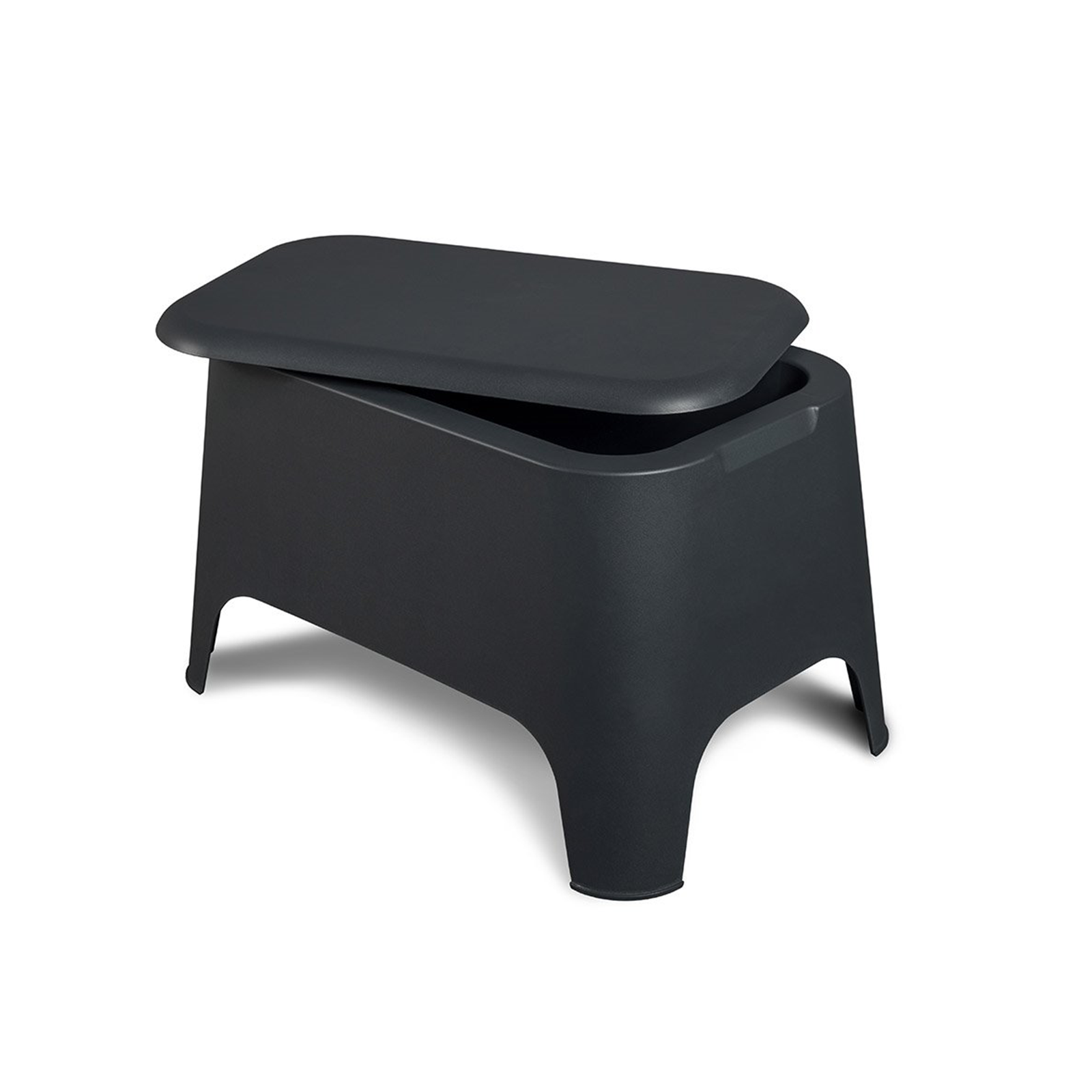 Tavolino contenitore in resina Petra da giardino baule