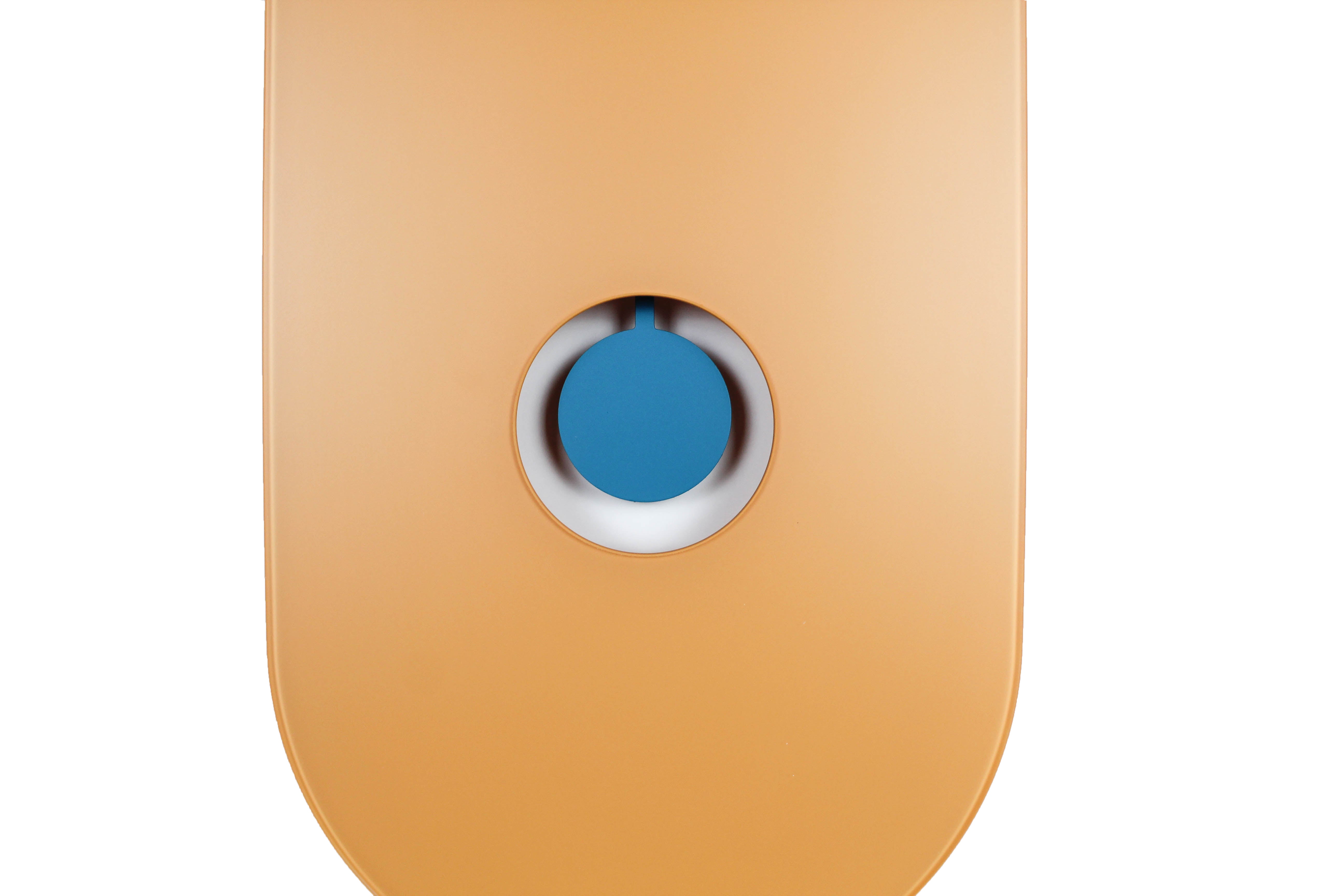 "Marrakech" designer pendulum clock in frosted glass