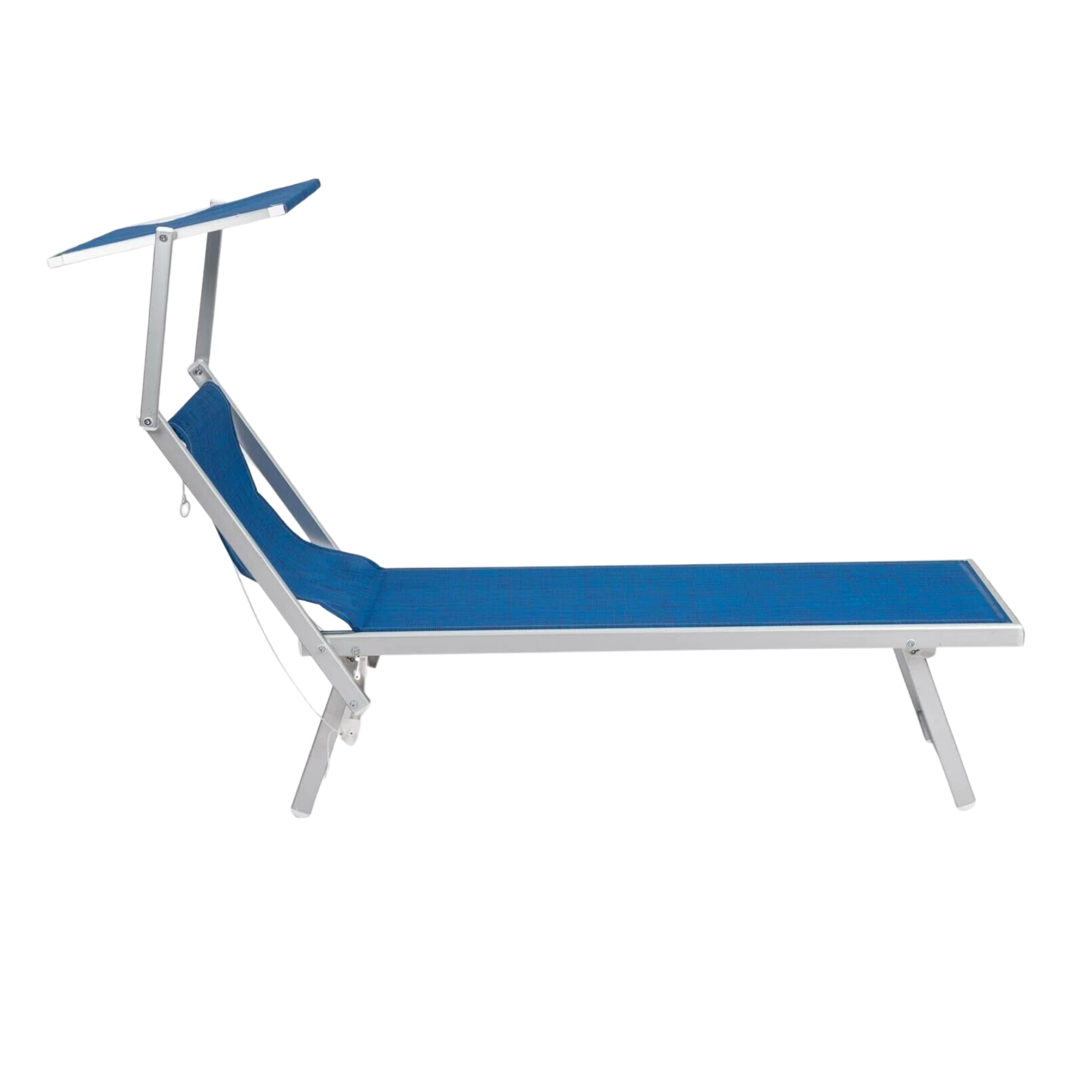 Lettino sdraio prendisole Palapas da spiaggia in alluminio cm 181x61 39h