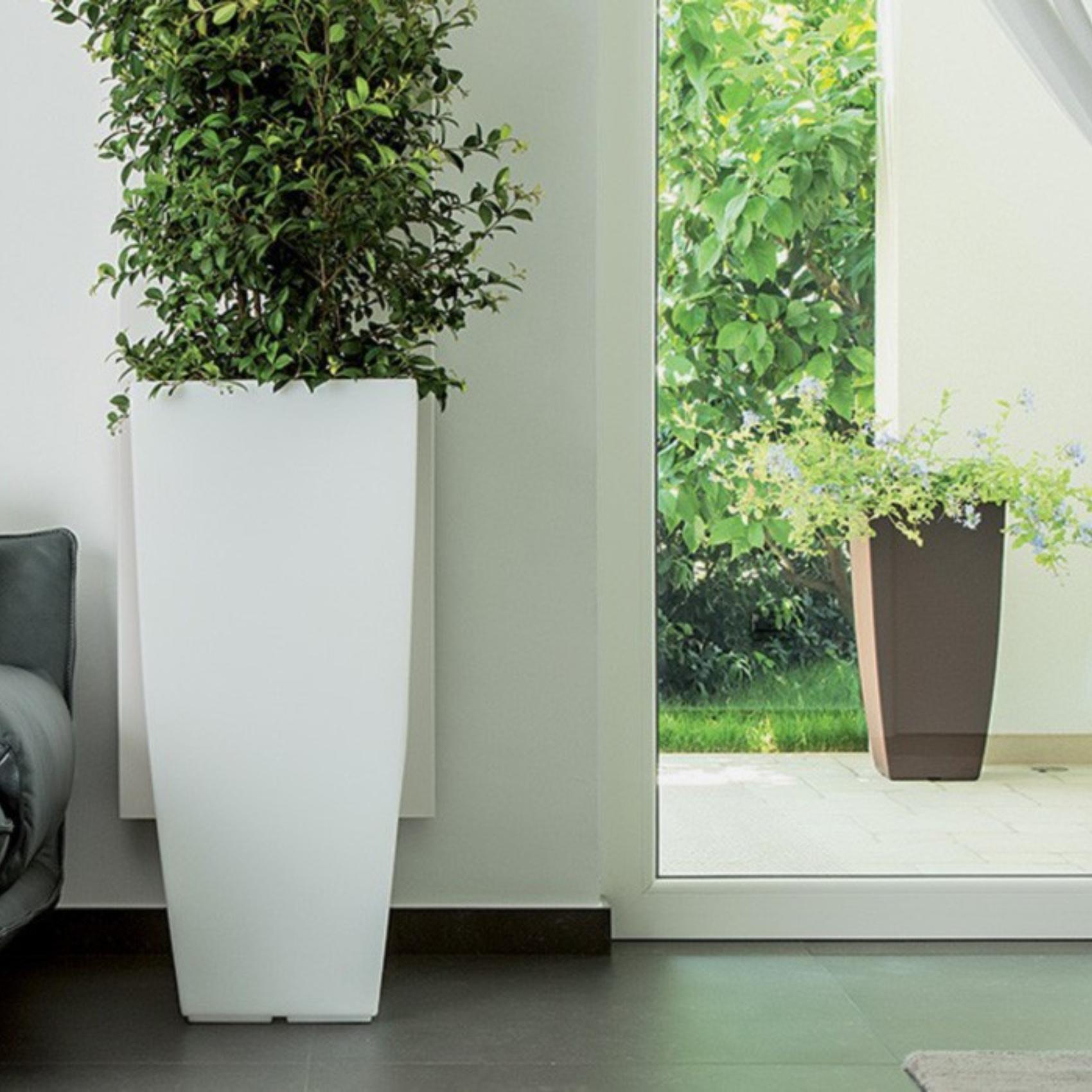 Vaso quadro in resina modello Stilo Home tinta unita