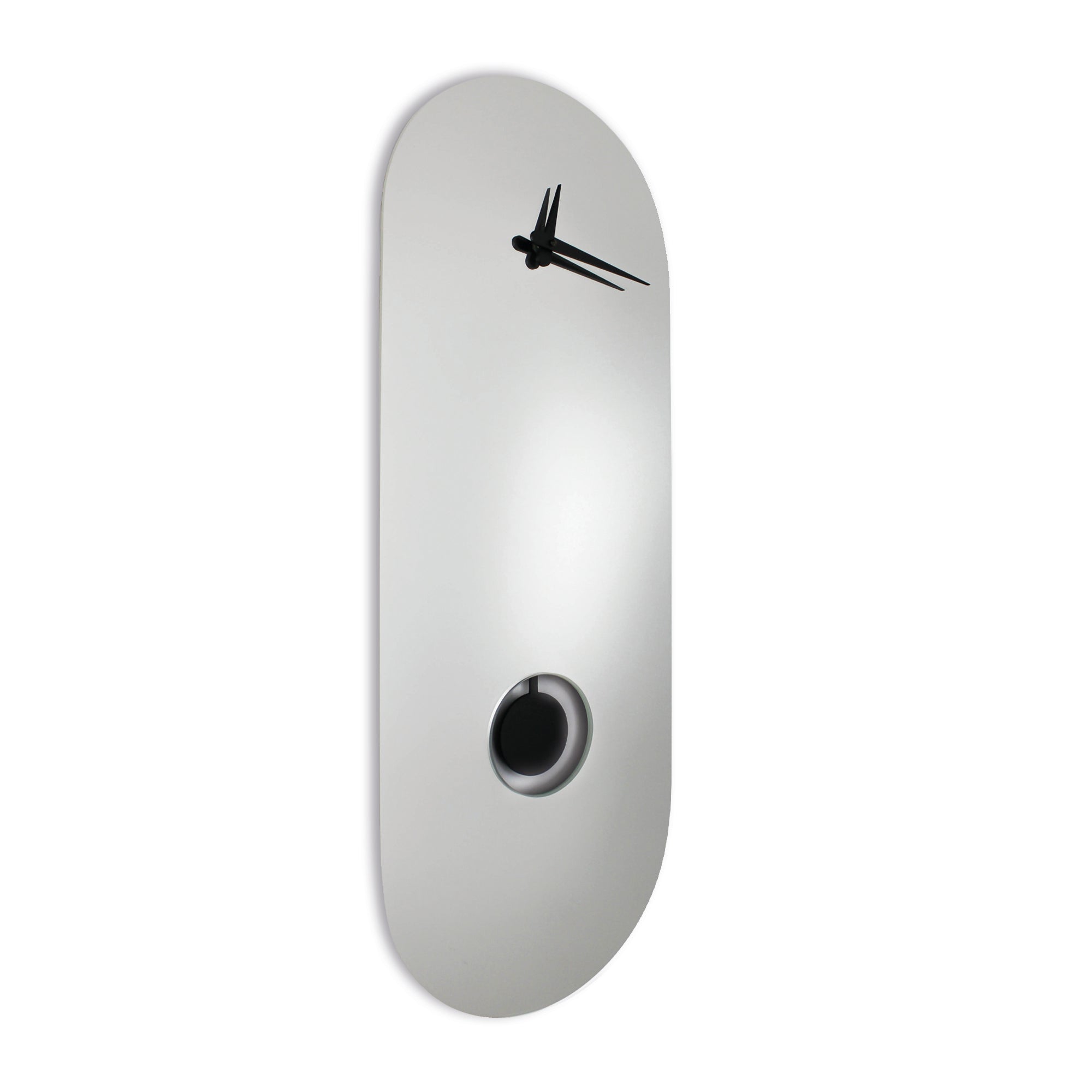 "Oslo" Grandfather Clock with Silver Mirror Design