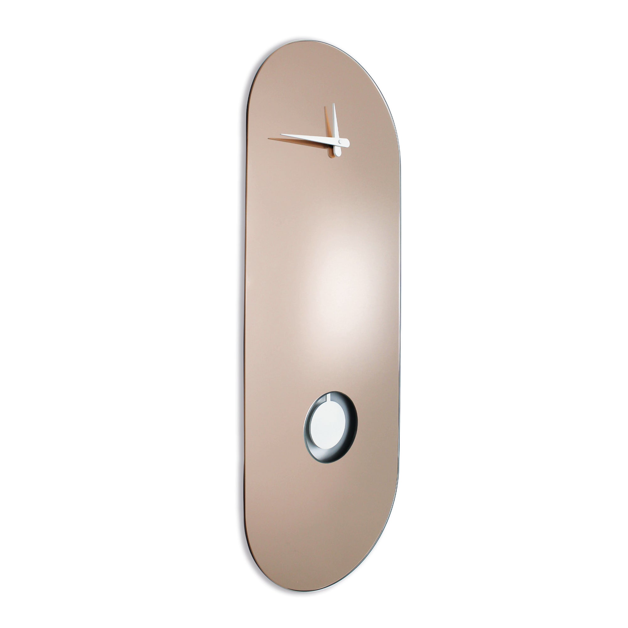 "Dubai" pendulum clock with pink mirror design